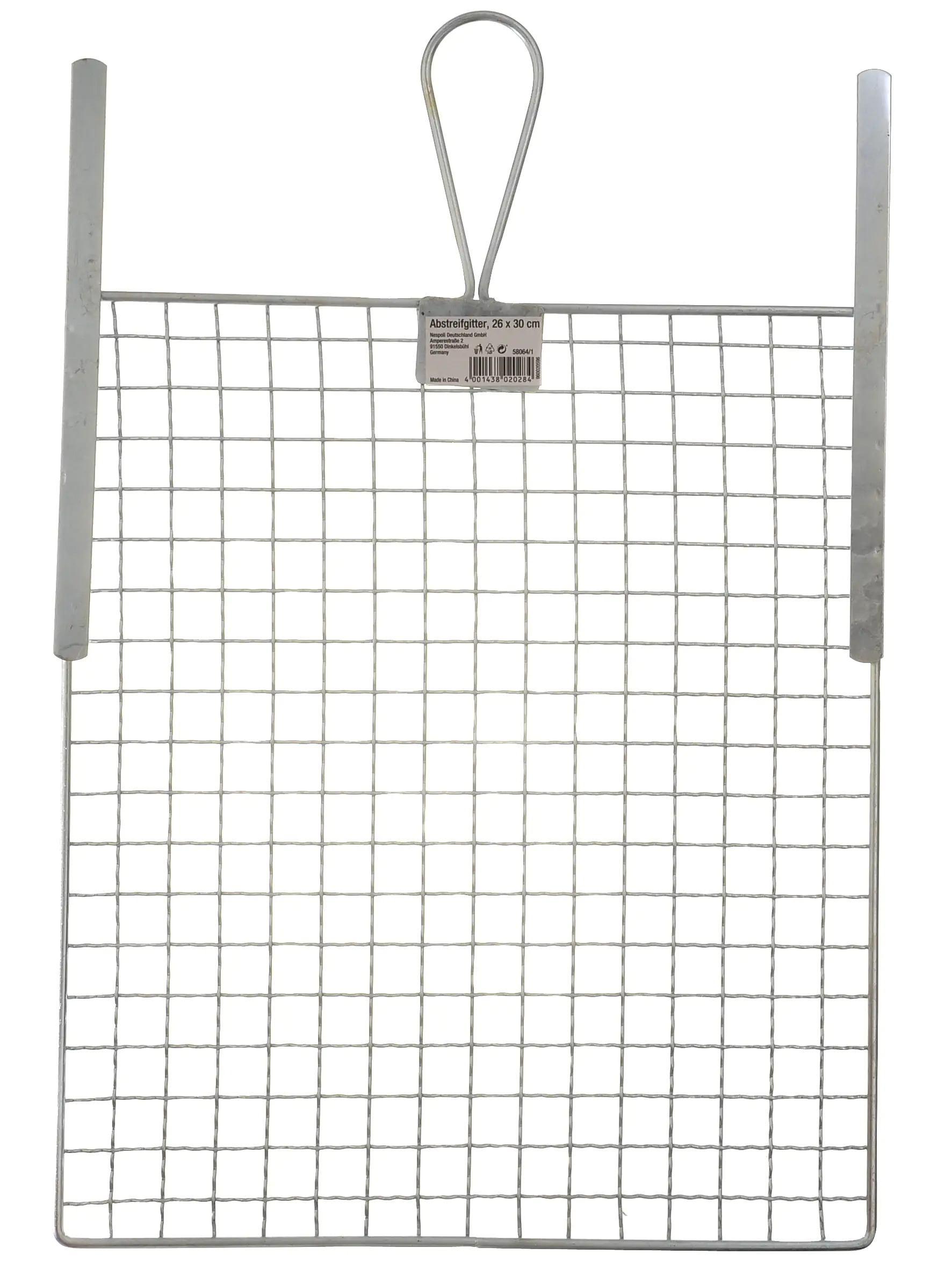 Nespoli Metall-Abstreifgitter 26 x 30 cm
