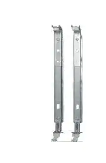 sanicomfort Schnellschnappkonsole zur Heizkörperbefestigung, 2 Stück, Bauhöhe: 900 mm