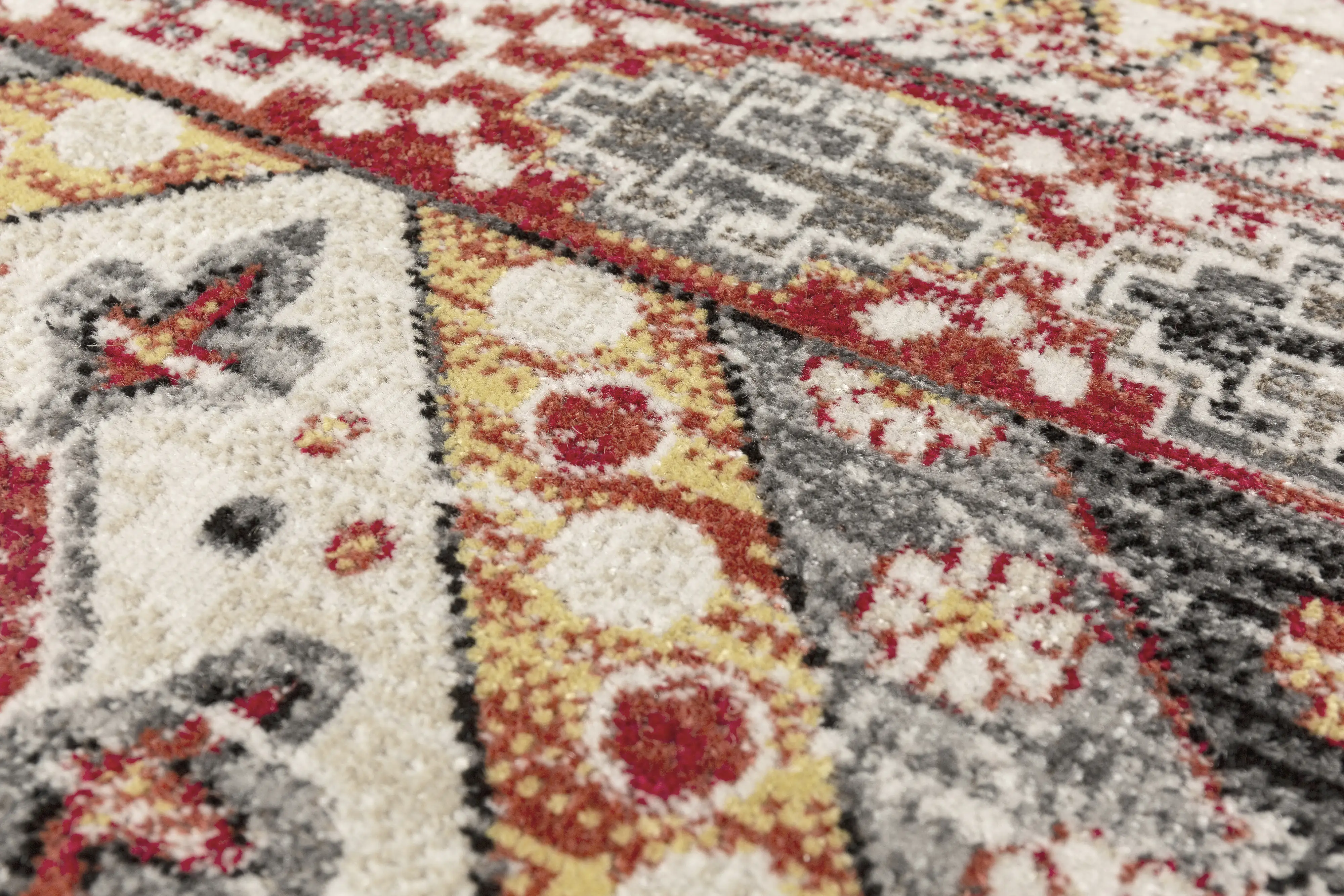 4002398940681_2948939 Andiamo In- und Outdoorteppich Bonnie multicolor grau-rot, 200 x 290 cm