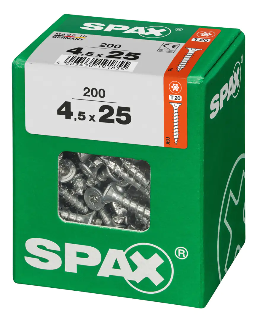 Spax Universalschrauben 4.5 x 25 mm TX 20 - 200 Stk.