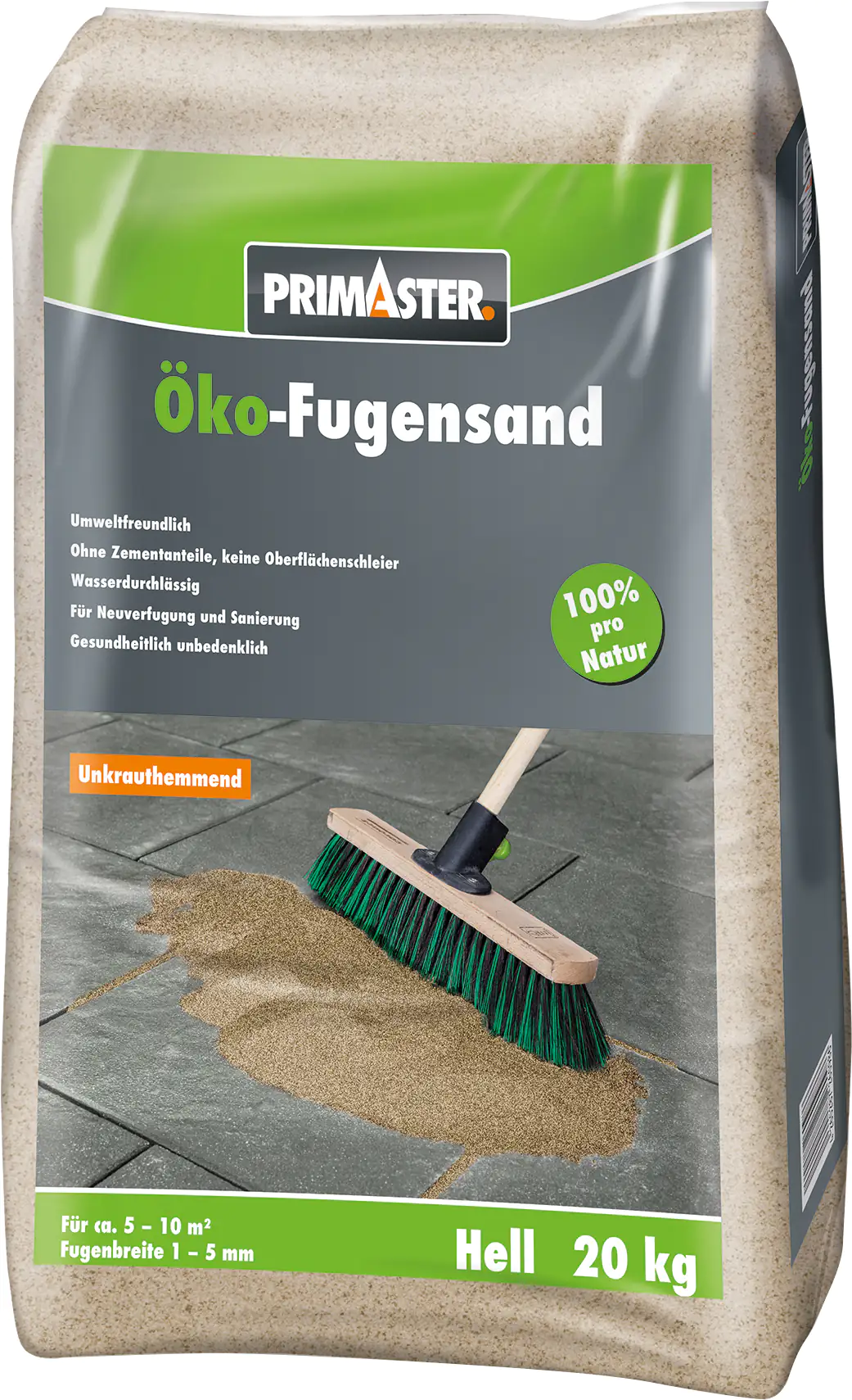 Primaster Fugensand Öko unkrauthemmend 20 kg hell