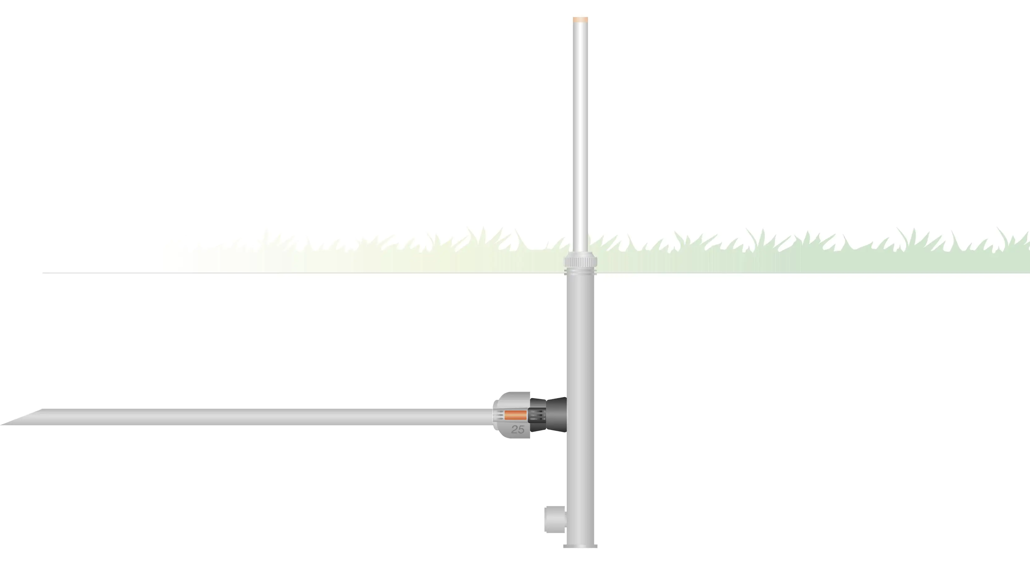4078500276108_4 Gardena Verbinder für Sprinkler 25 mm x 3/4" Innengewinde