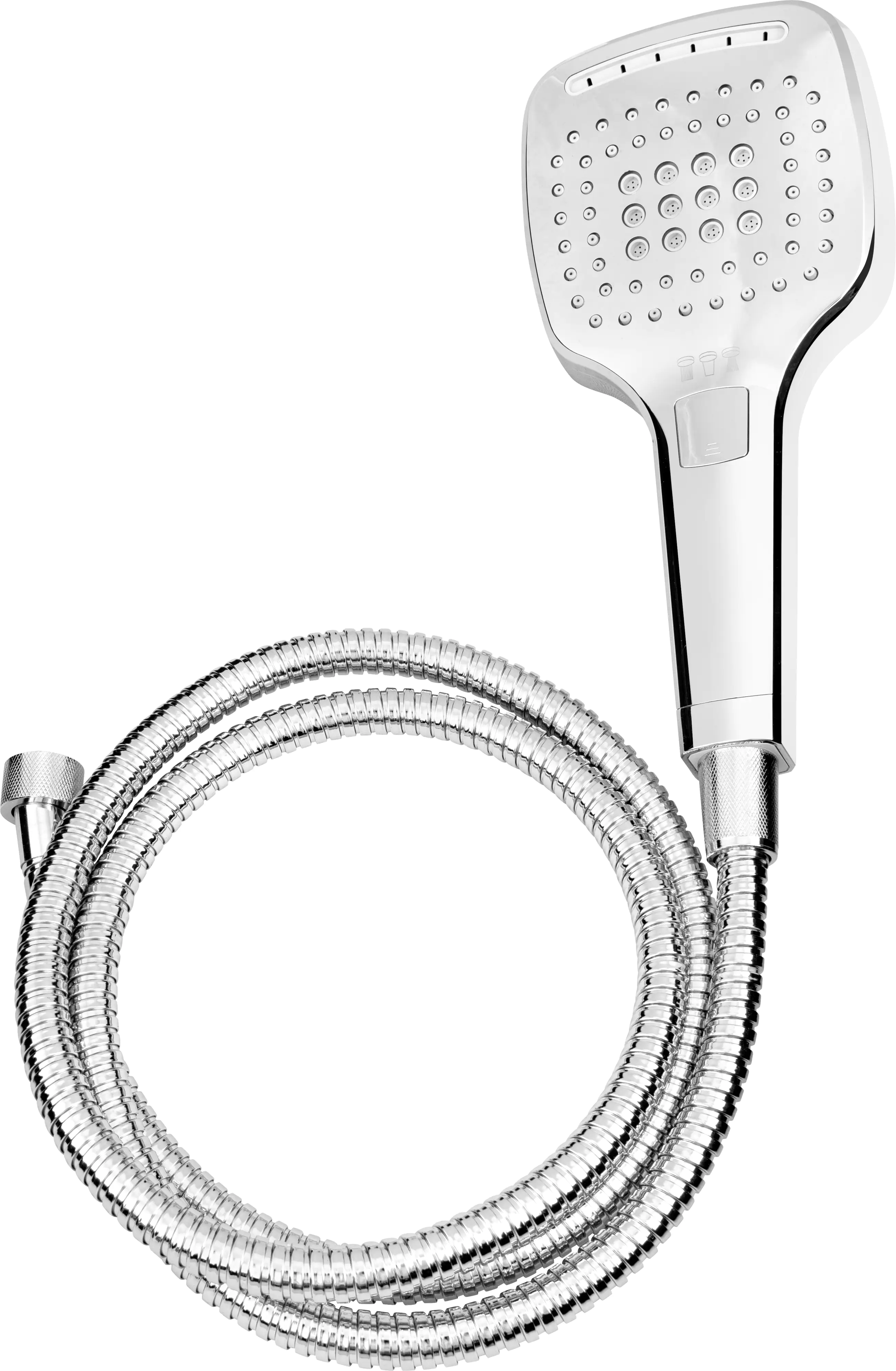 Cornat Brauseset Dida 120 x 120 mm 3 Strahlarten chrom