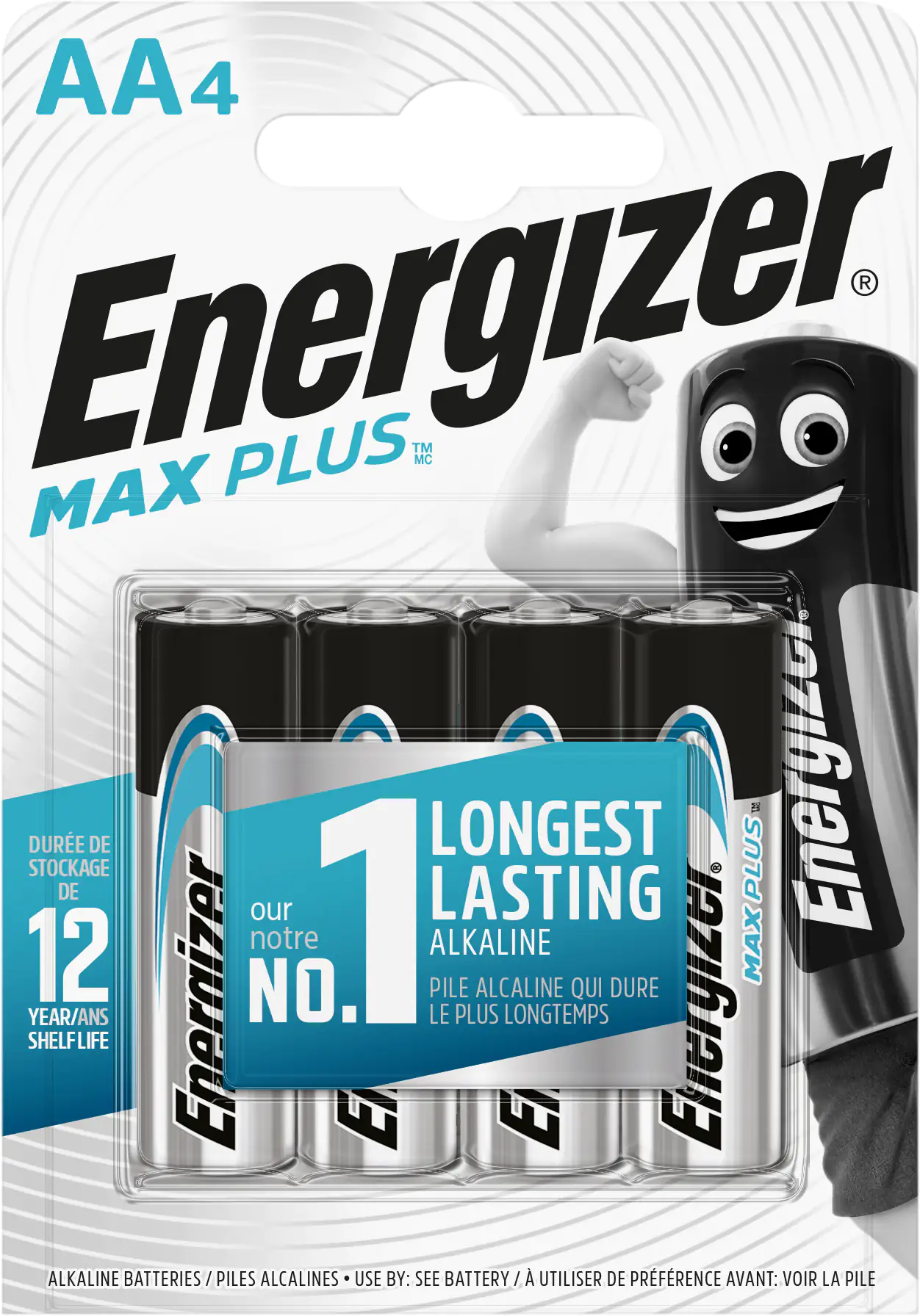 7638900423211 Energizer Alkaline Max Plus Mignon AA 1,5 V, 4er Pack