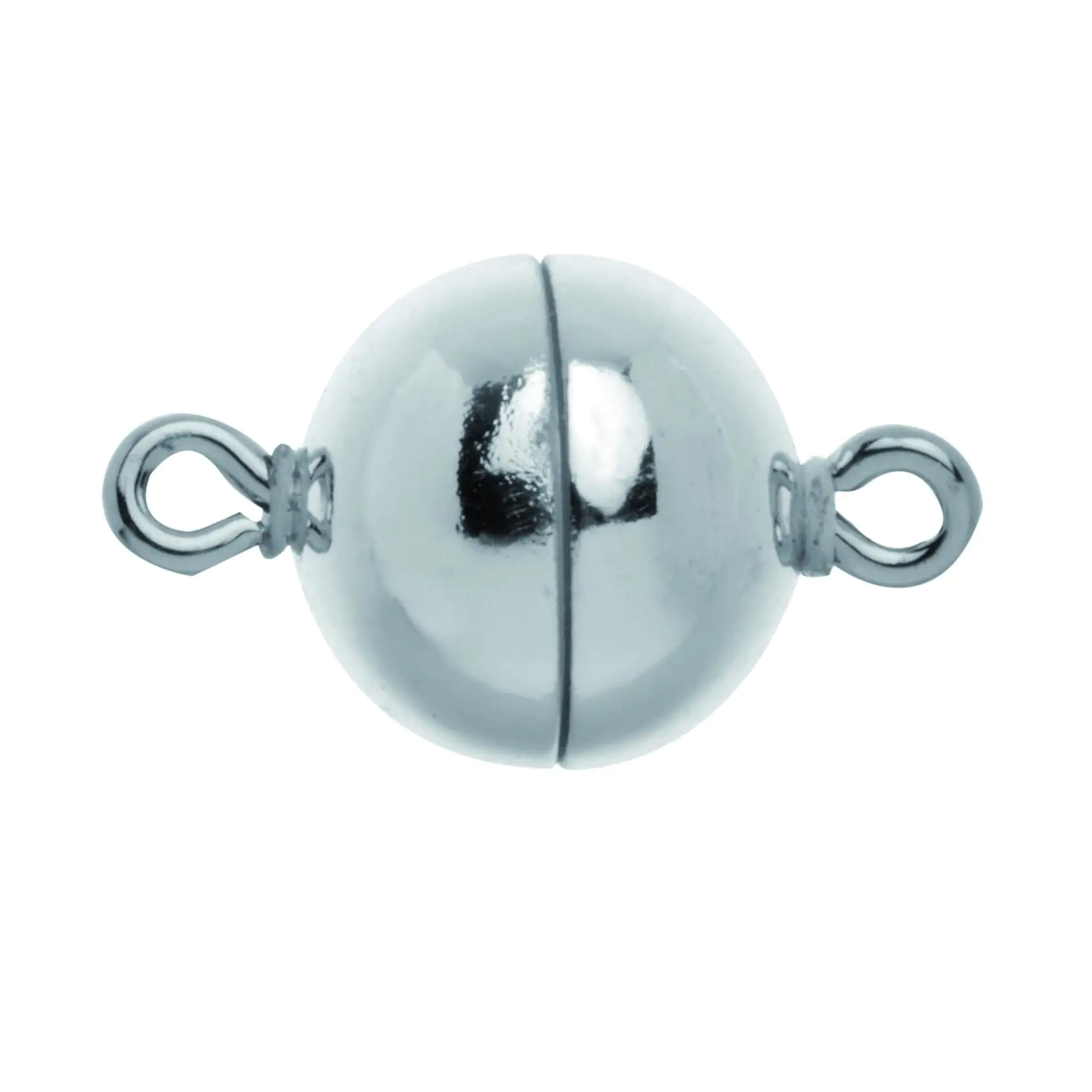 Glorex Magnetverschluss Muggel 10 mm silberfarben