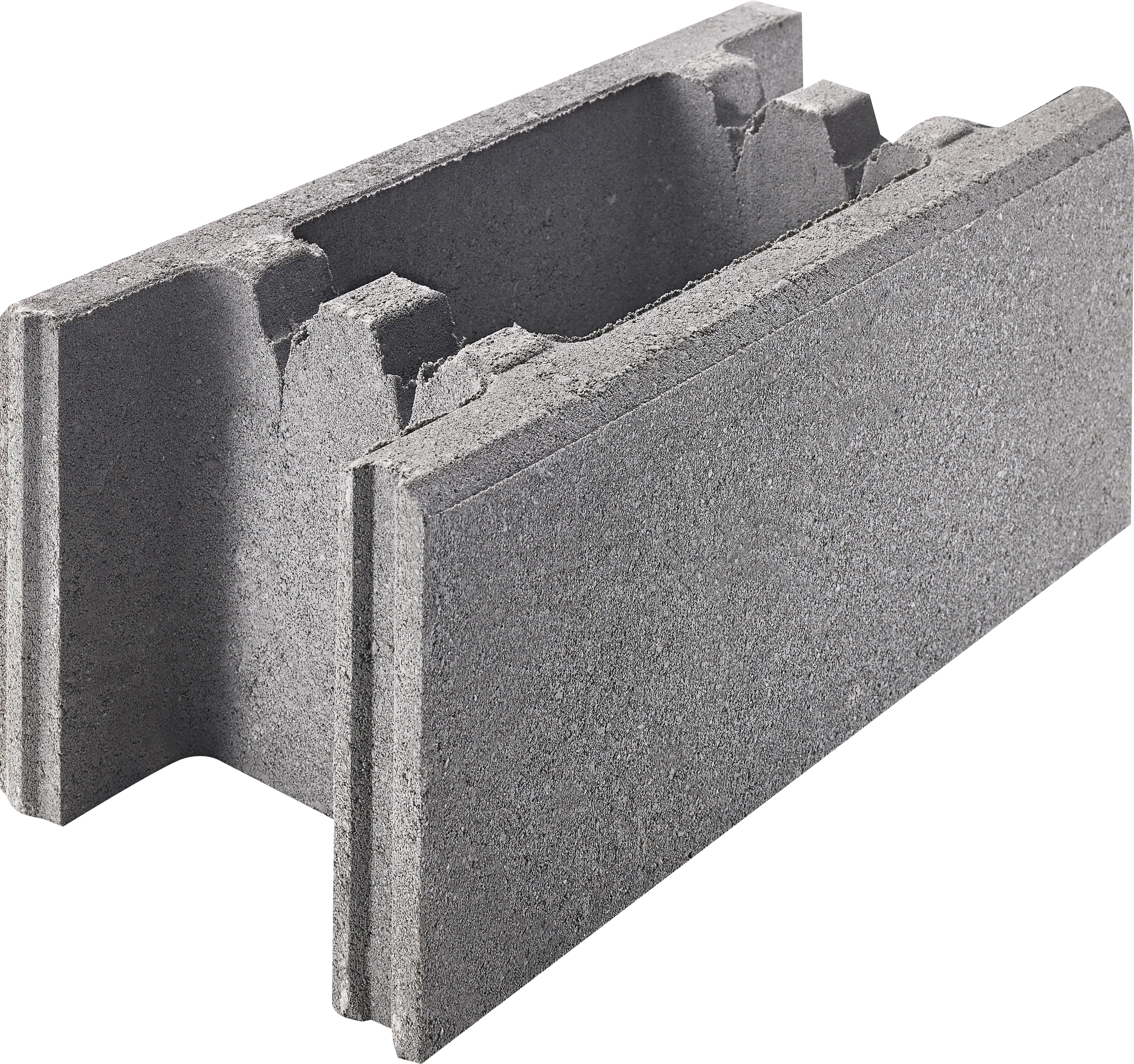 Schalungsstein 50 x 24 x 20 cm grau Schalungsstein 50 x 24 x 20 cm grau