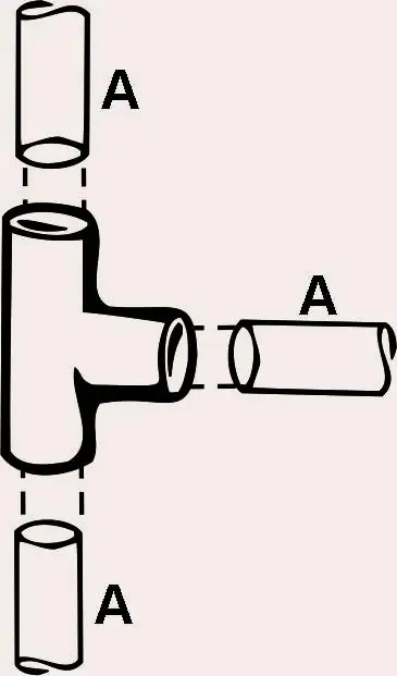 Cornat Löt-T-Stück Fitting Ø 22 mm