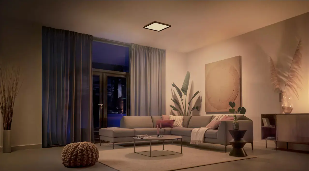 Philips Hue LED Deckenleuchte Tento + Dimmerschalter eckig schwarz 39,5 x 39,5 cm warmweiß-kaltweiß Philips Hue LED Deckenleuchte Tento + Dimmerschalter eckig schwarz 39,5 x 39,5 cm warmweiß-kaltweiß