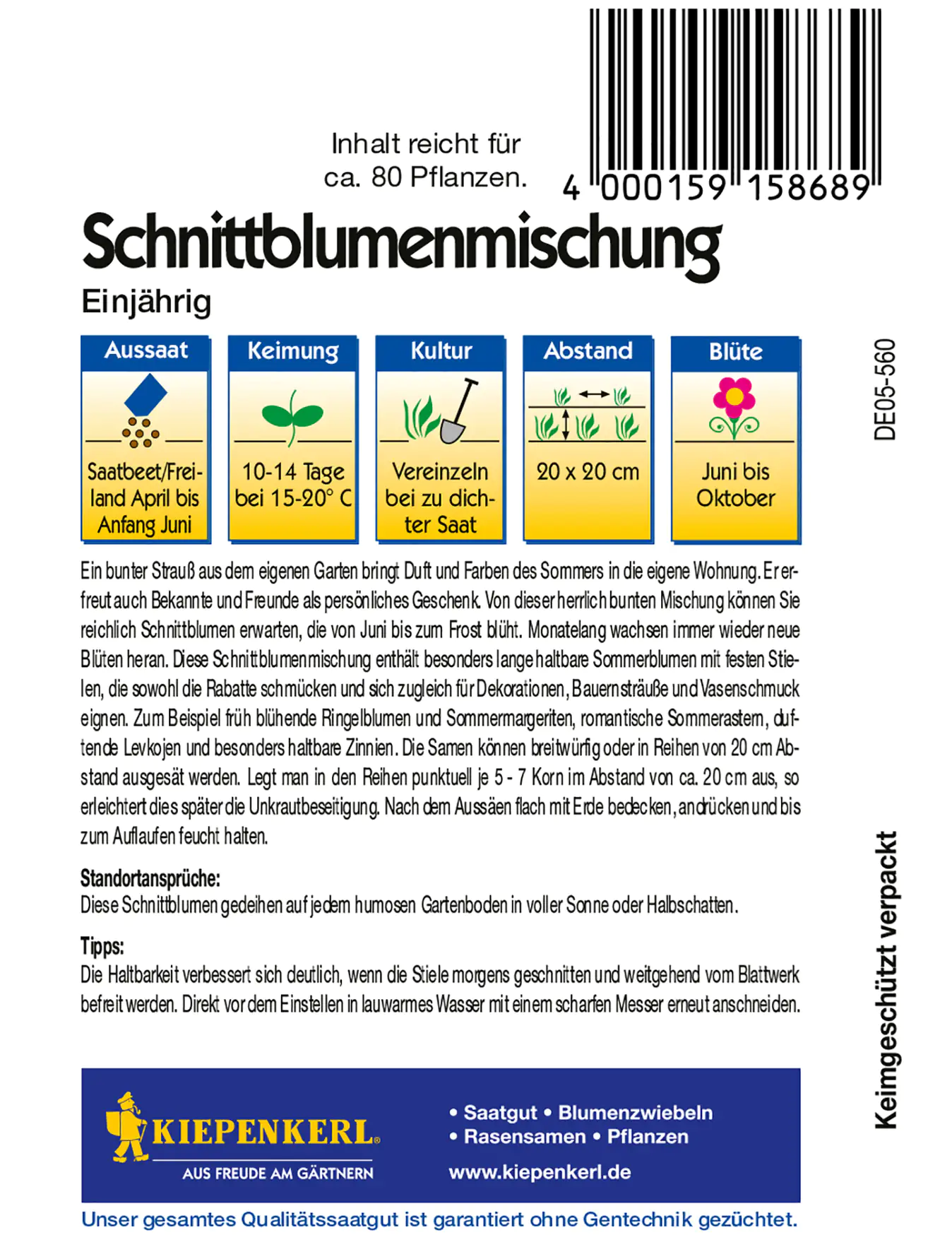 Kiepenkerl Blumenmischung Schnittblumenmischung