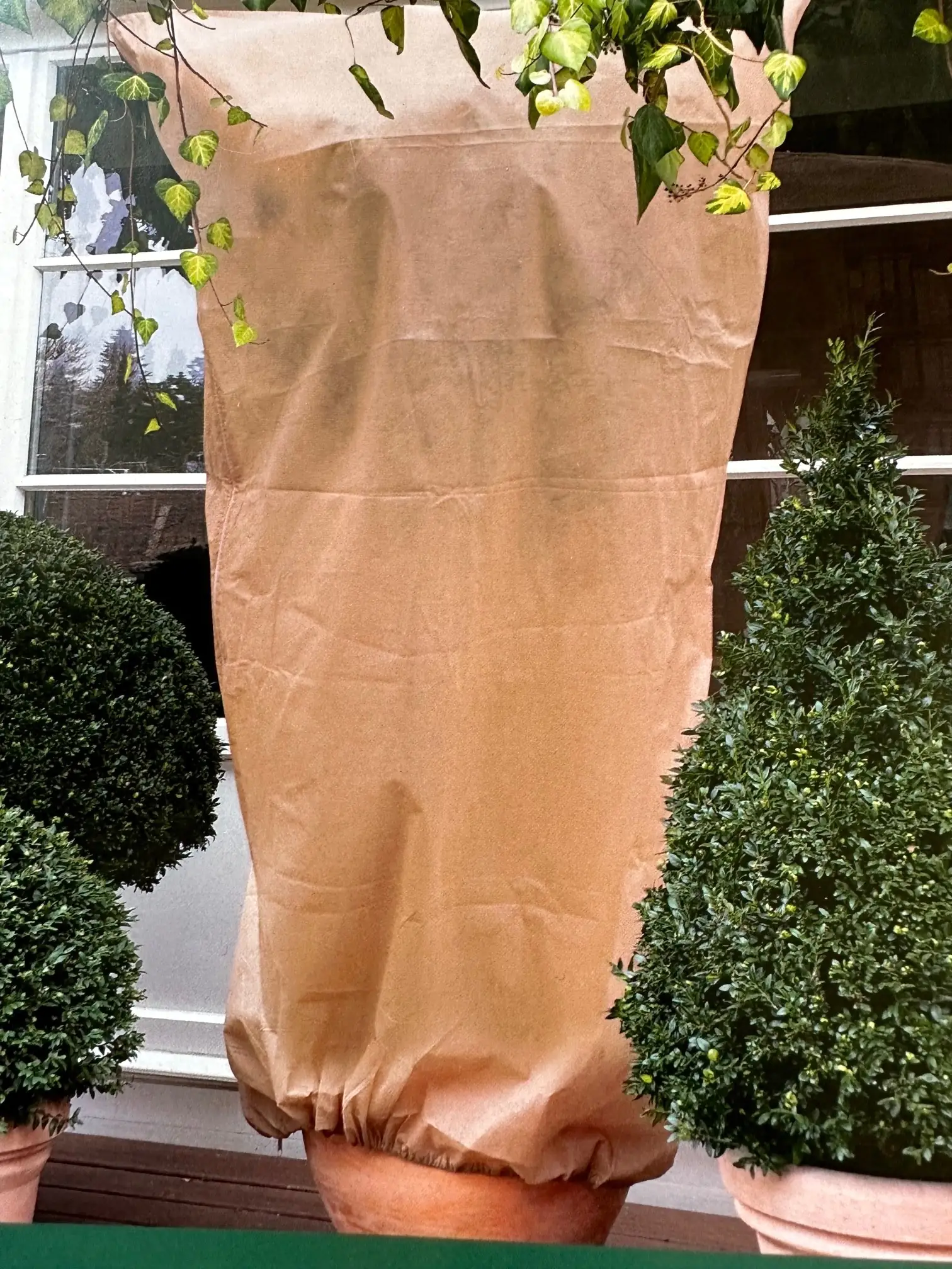 Wintervlieshaube 1,8 x 1,2 m beige