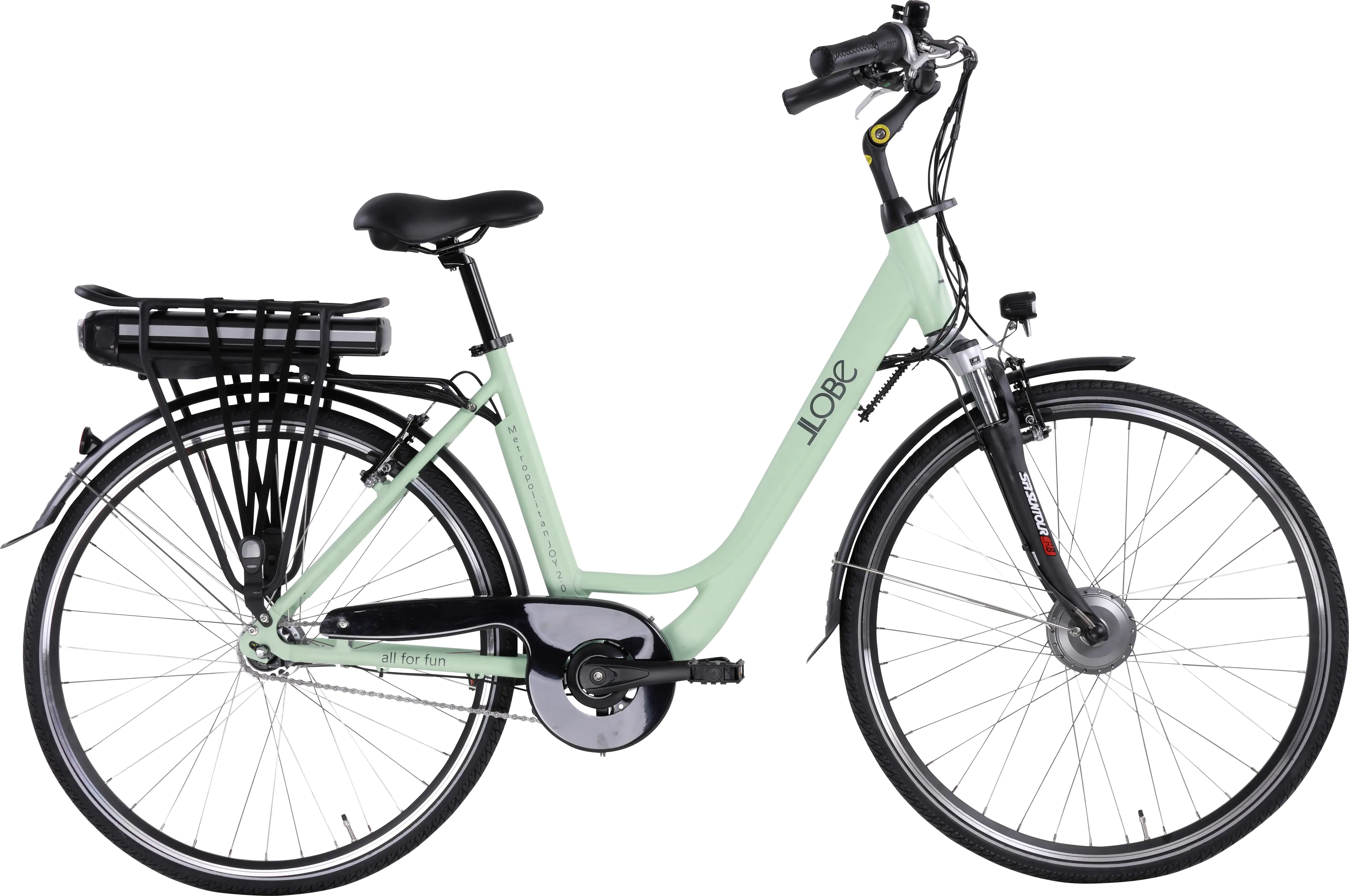 LLobe E-Bike City Metropolitan JOY 2.0 28 Zoll RH 50cm 7-Gang 360 Wh pastellgrün LLobe E-Bike City Metropolitan JOY 2.0 28 Zoll RH 50cm 7-Gang 360 Wh pastellgrün