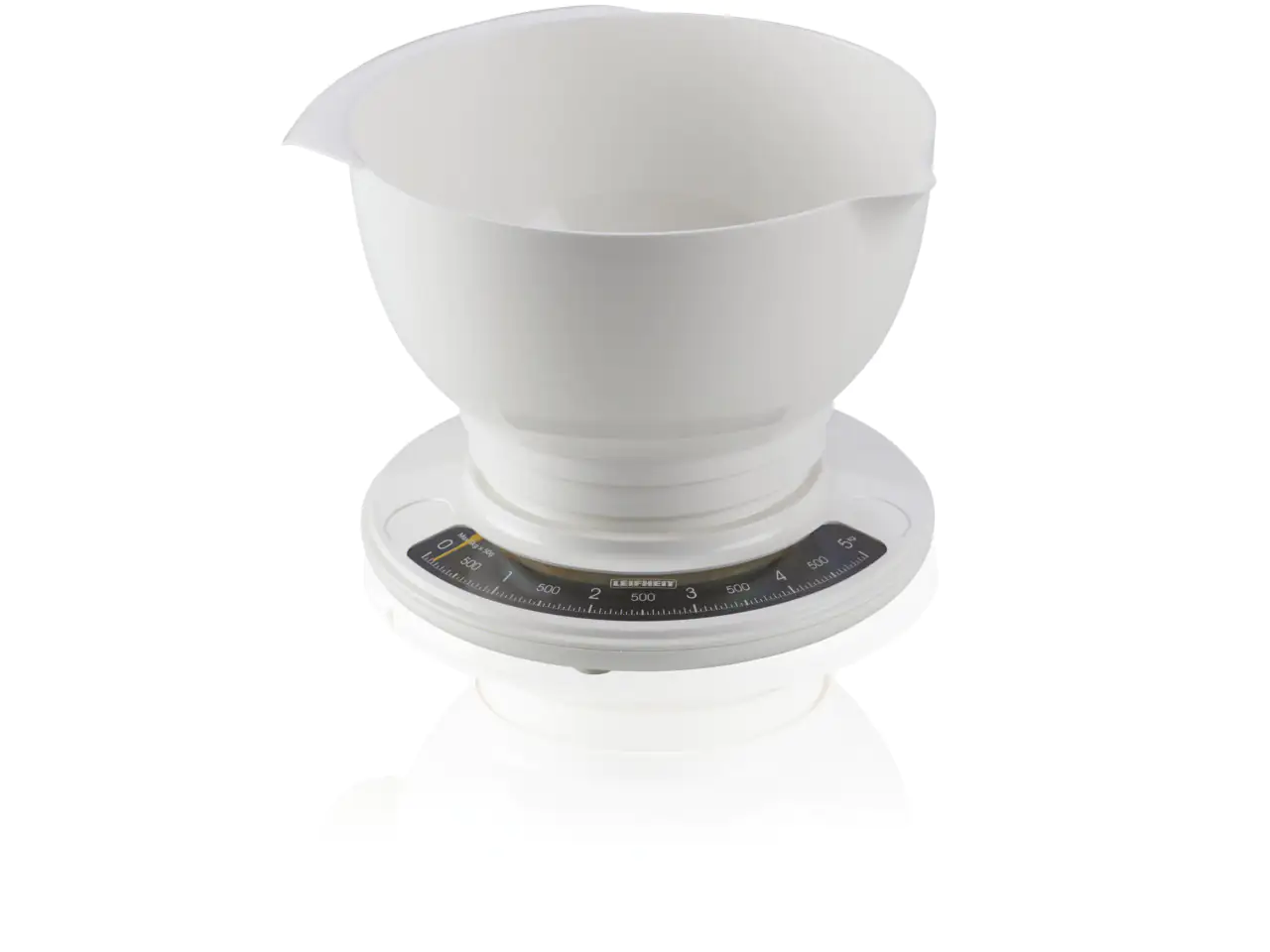 Leifheit Analoge Küchenwaage 5 kg Tragkraft