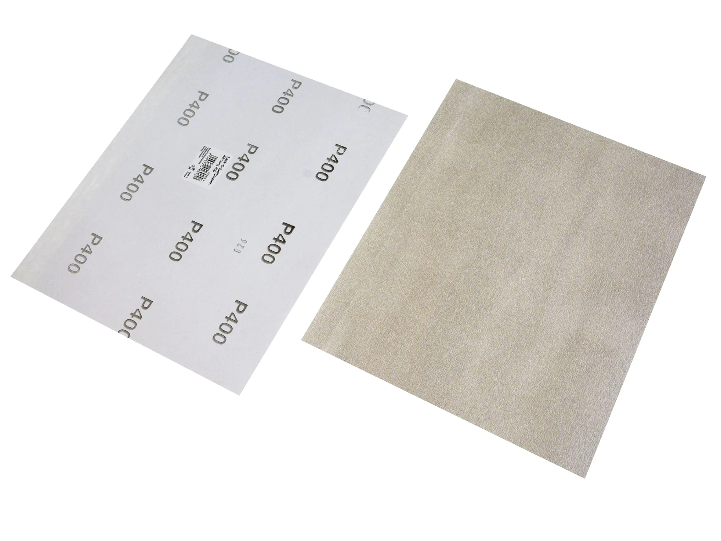 Nespoli Lack-Schleifpapier K400 Körnung 400, 23 x 28 cm, 1 Blatt