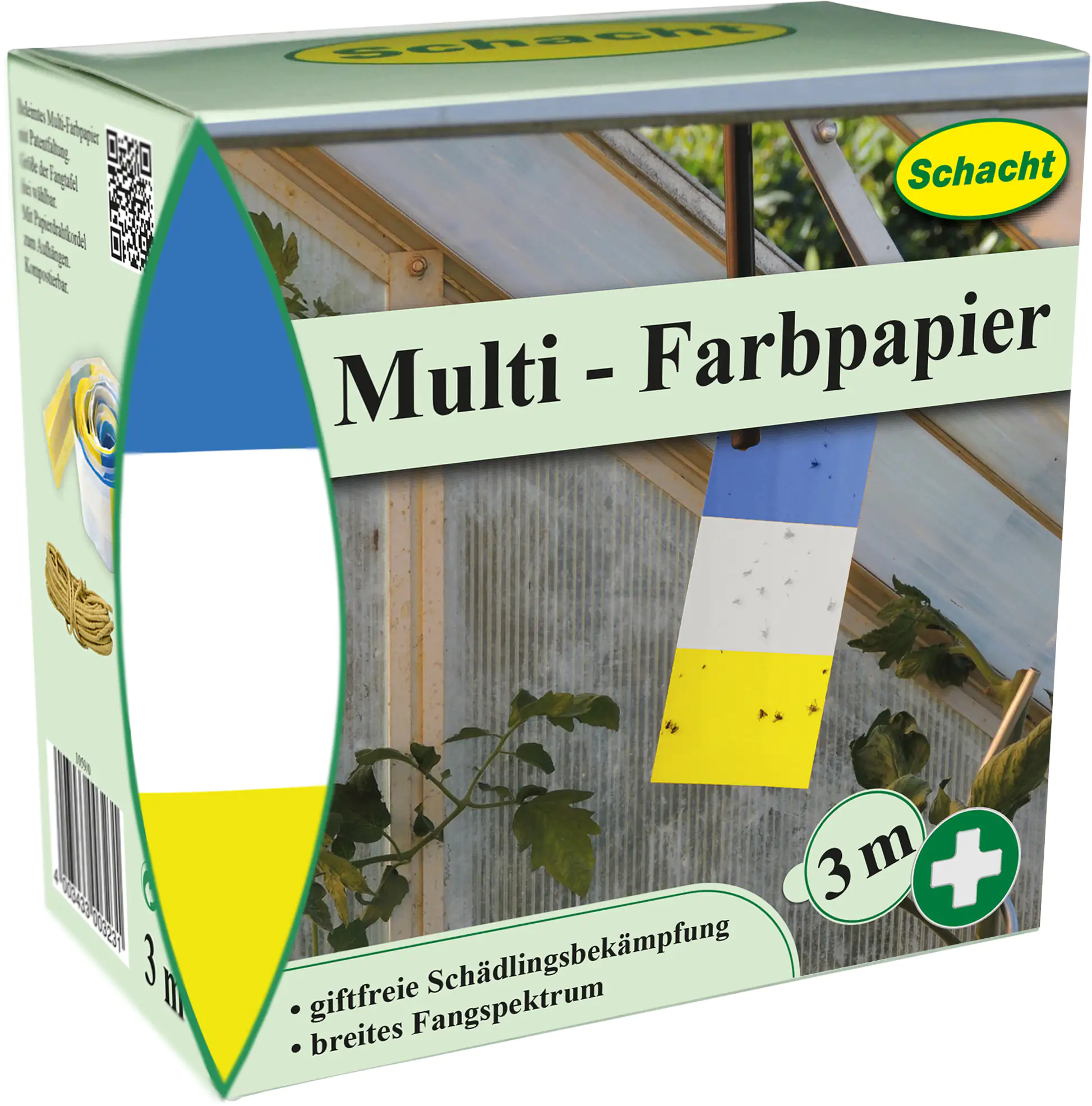 Schacht Multi-Farbpapier mit Naturleim 3 m