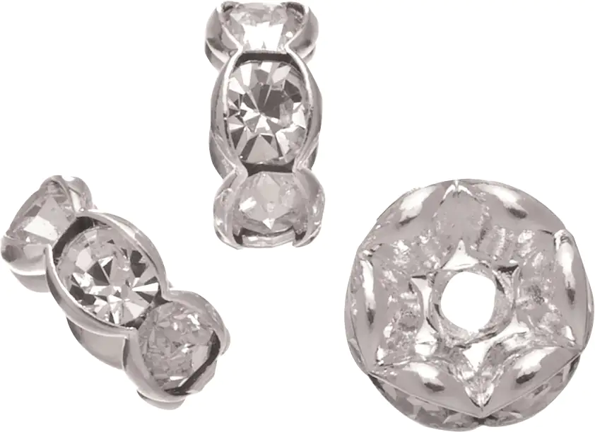 Glorex Zwischenring rund 4 x 8 mm, 6 Stück