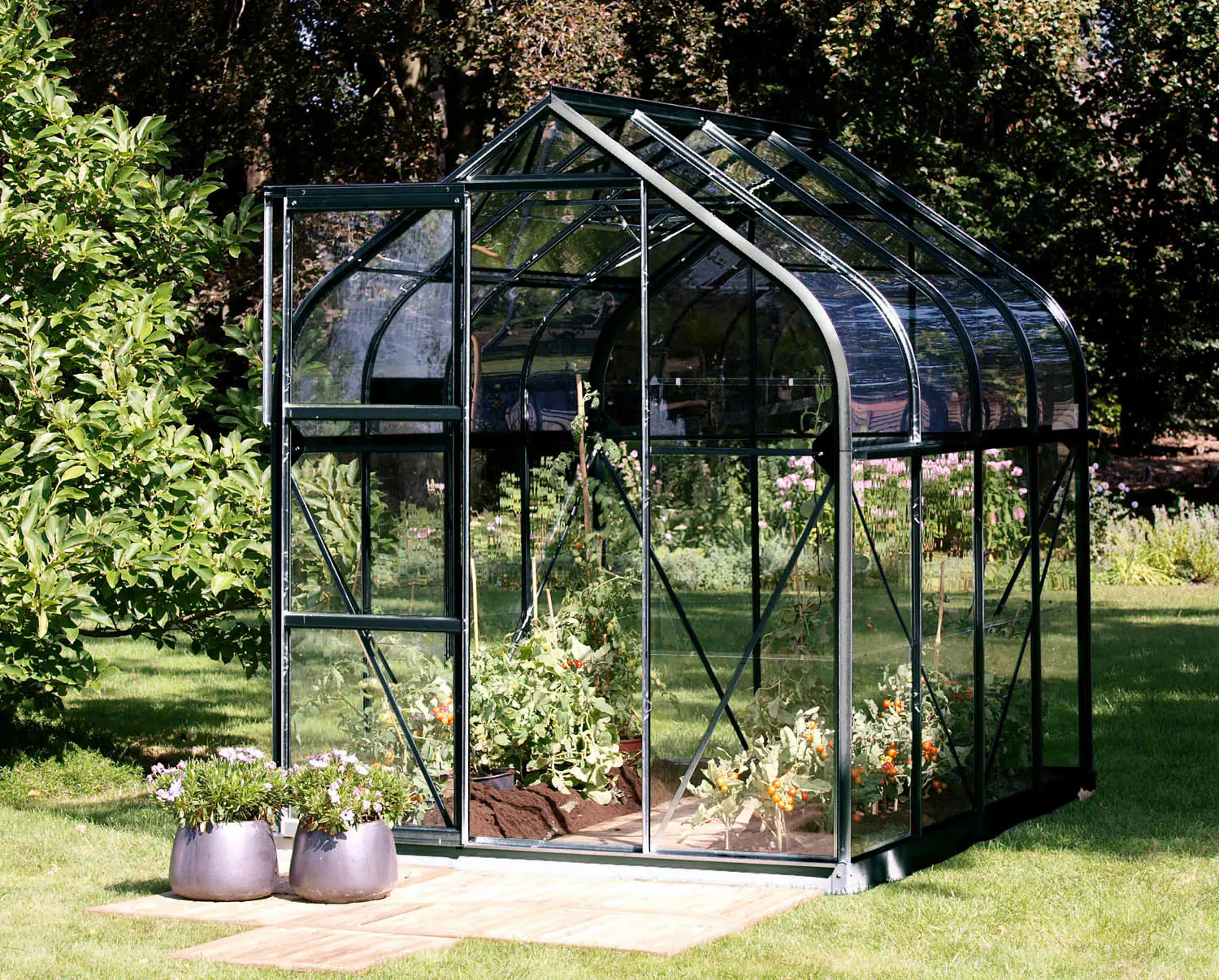 Vitavia Gewächshaus Orion 5000 202 x 257 cm 3 mm Sicherheitsglas Vitavia Gewächshaus Orion 5000 202 x 257 cm 3 mm Sicherheitsglas