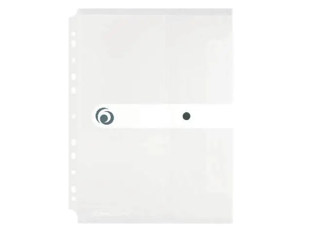 herlitz Dokutasche PP A4 transparent mit Druckknopfverschluss