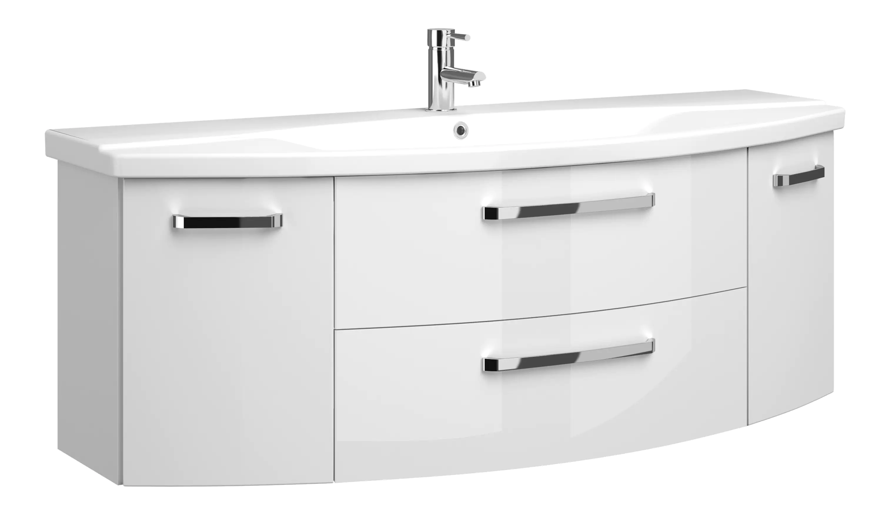 Pelipal Waschtischunterschrank Fokus 4010 mit Keramikwaschtisch