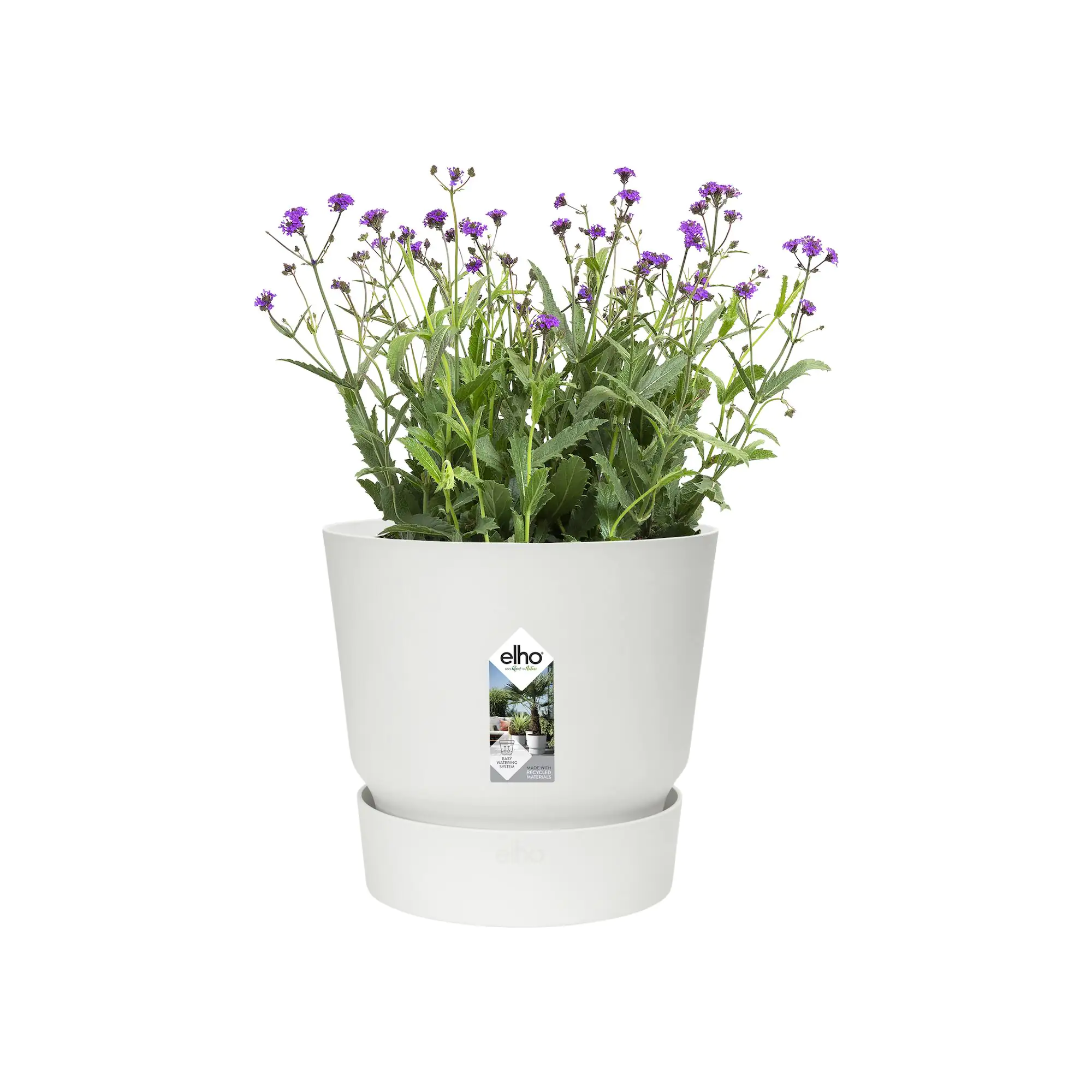 Elho Pflanztopf Greenville Ø 25 x 23 cm weiß Elho Pflanztopf Greenville Ø 25 x 23 cm weiß