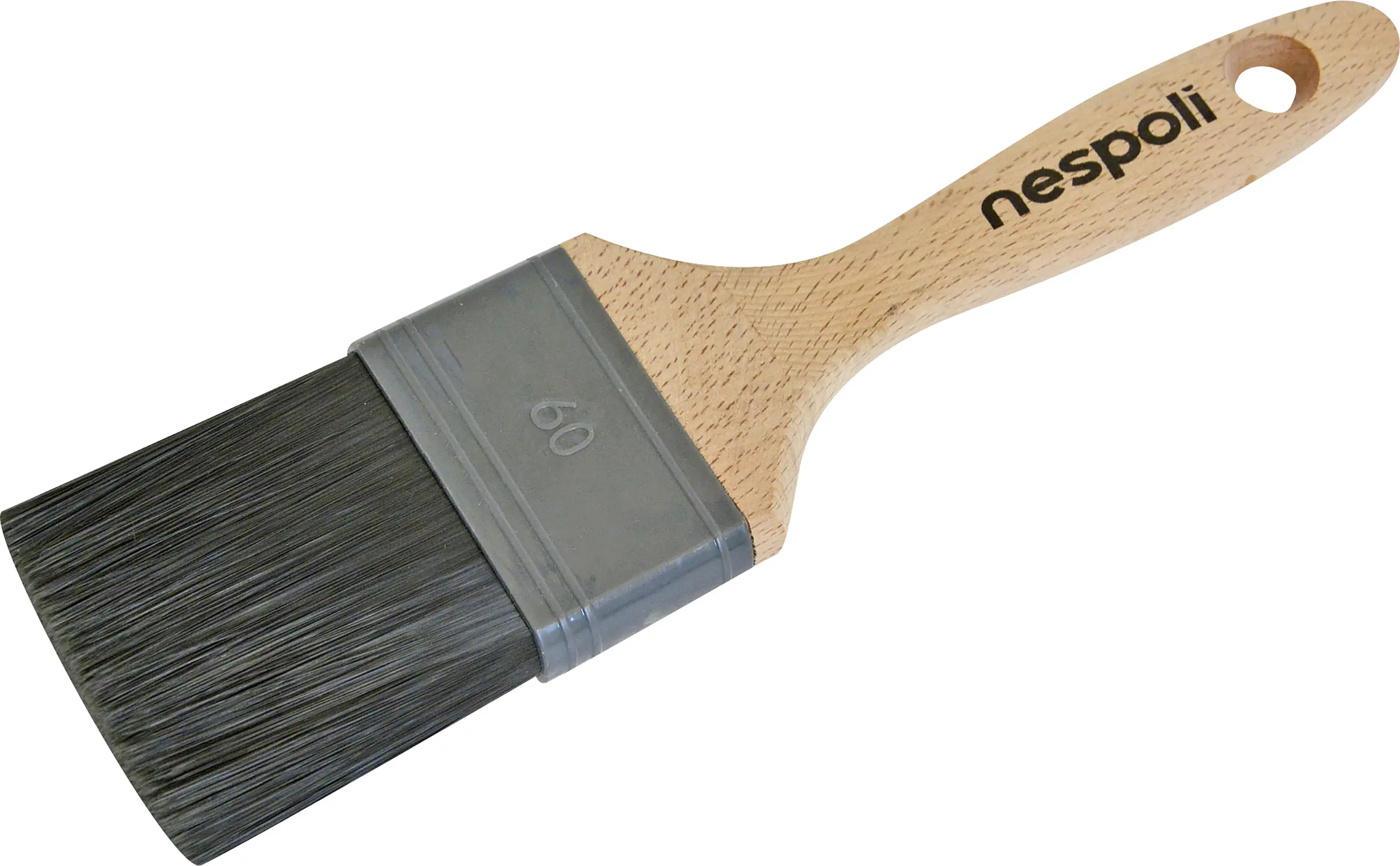 Nespoli Flachpinsel 60 mm schwarz 