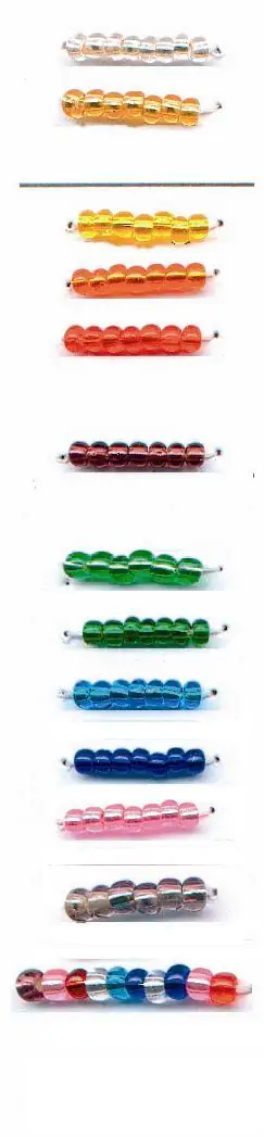 Glorex Rocailles Silbereinzug 2,6 mm 17 g, dunkellila