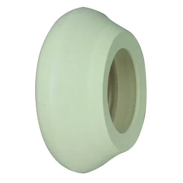 Cornat Spülrohraußenverbinder Gummi, weiß