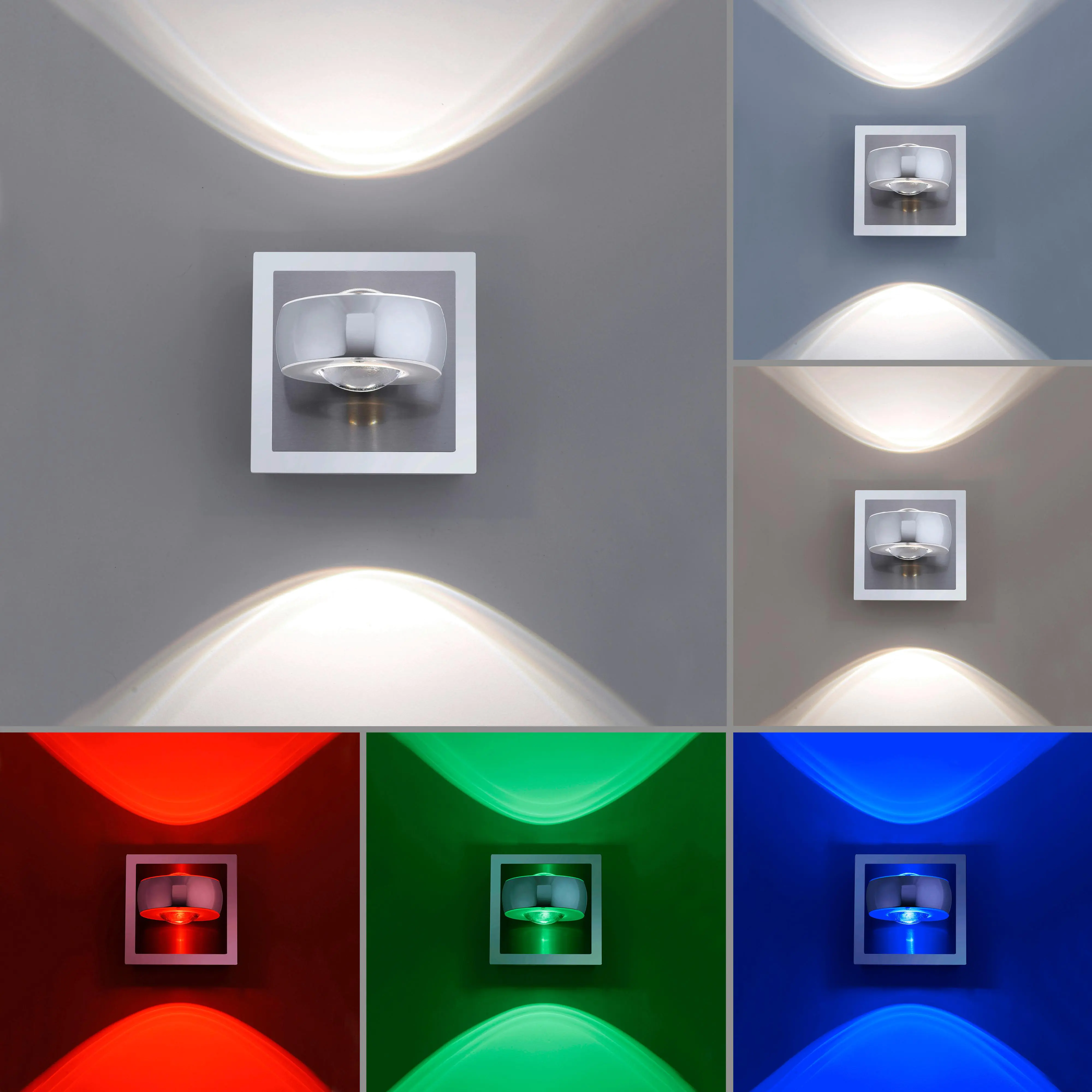 JustLight Lola Smart LED Wandleuchte Opti 12 cm Up & Down RGBW Smart JustLight Lola Smart LED Wandleuchte Opti 12 cm Up & Down RGBW Smart