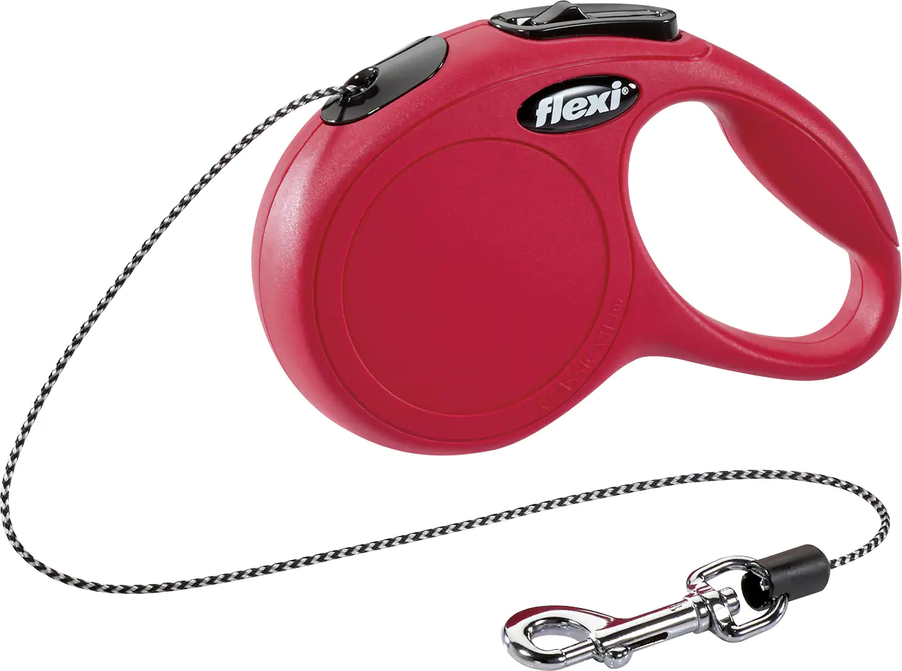 4000498022405_1188387 Flexi Hundeleine New Classic XS rot, Seil