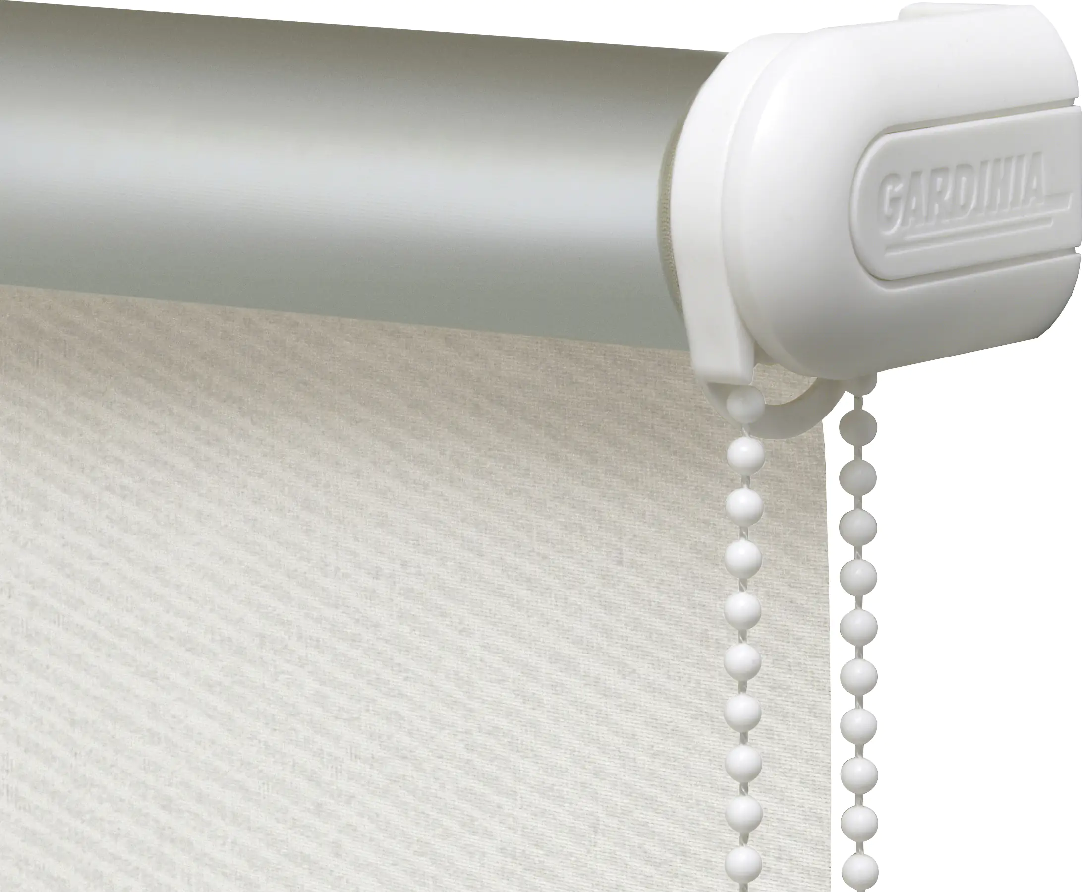 Gardinia Seitenzugrollo Thermo Streifen weiß 62 x 180 cm
