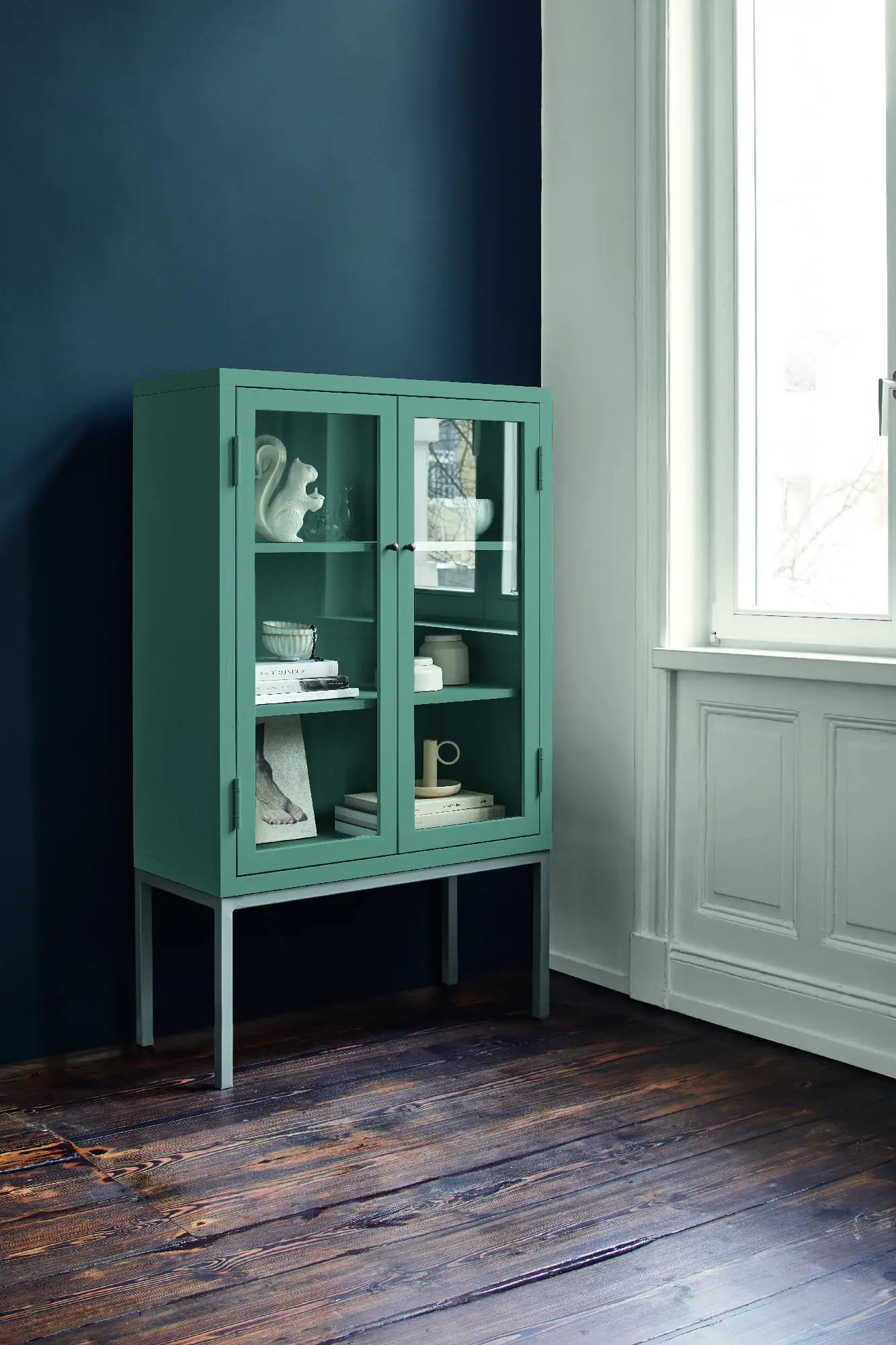 Alpina Feine Farben Lack No. 39 Quelle der Gelehrten  mittelblau edelmatt 750 ml