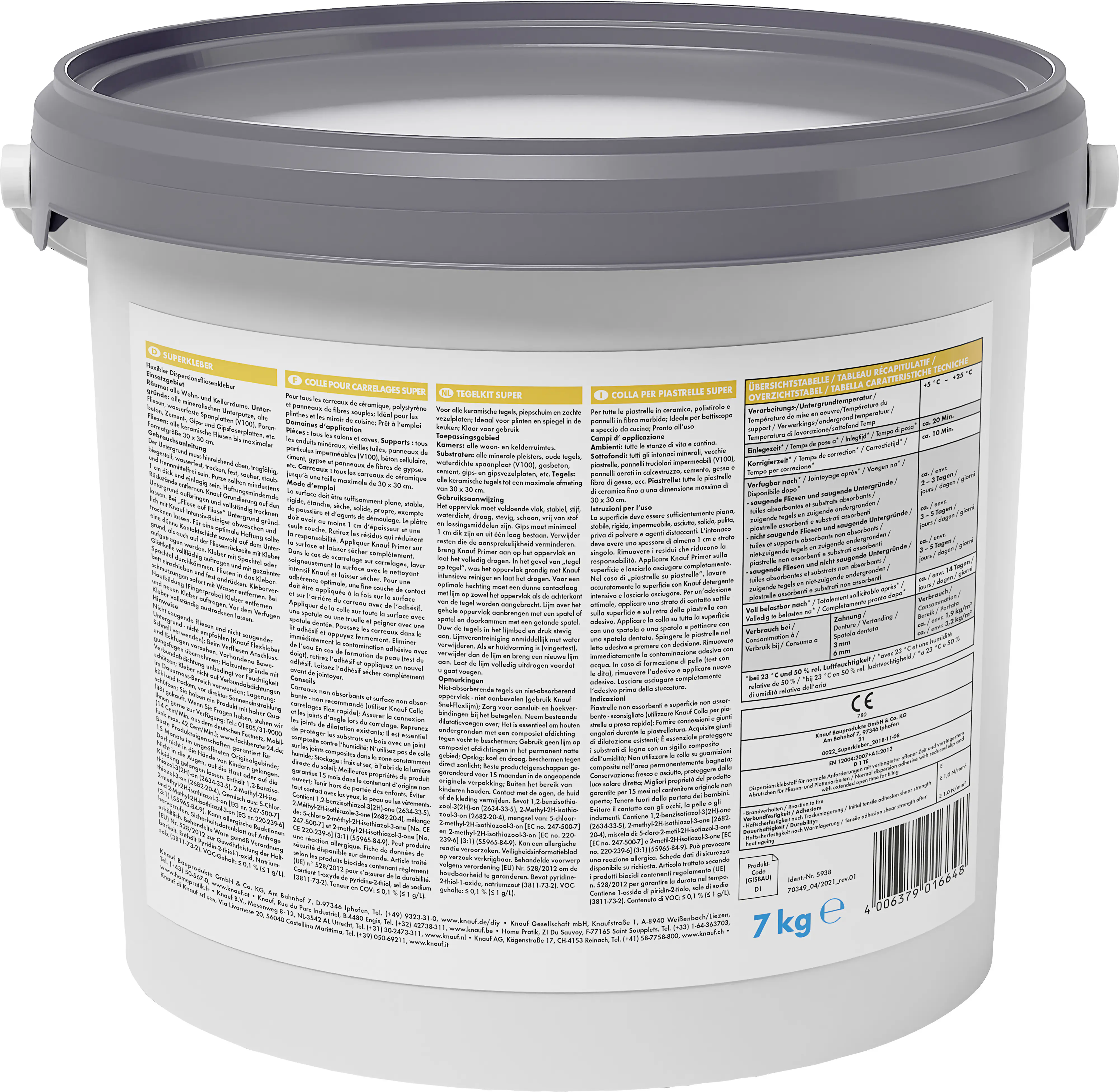 Knauf Fliesenkleber Superkleber 7 kg