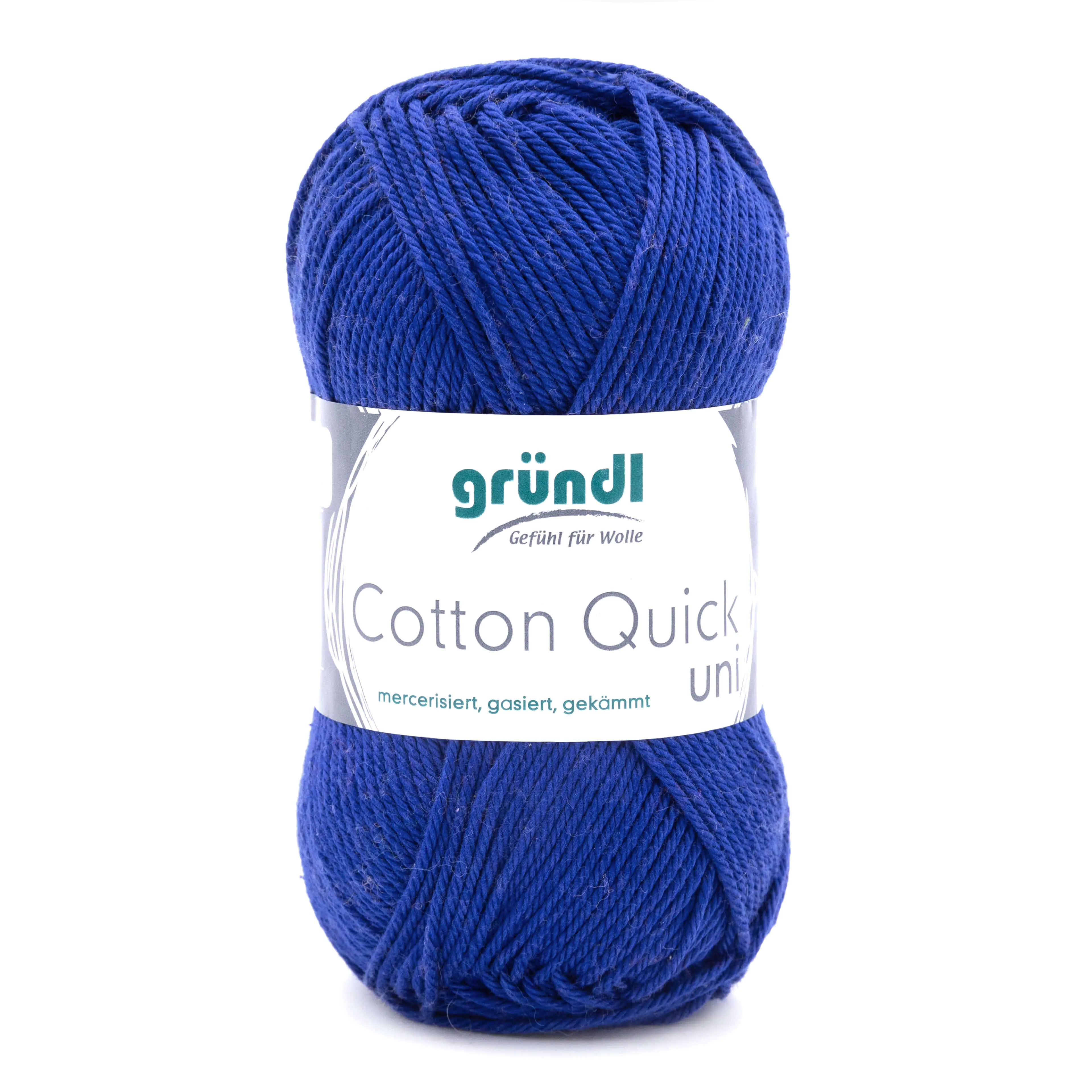 4036014187082 Gründl Wolle Cotton Quick 50 g uni marineblau