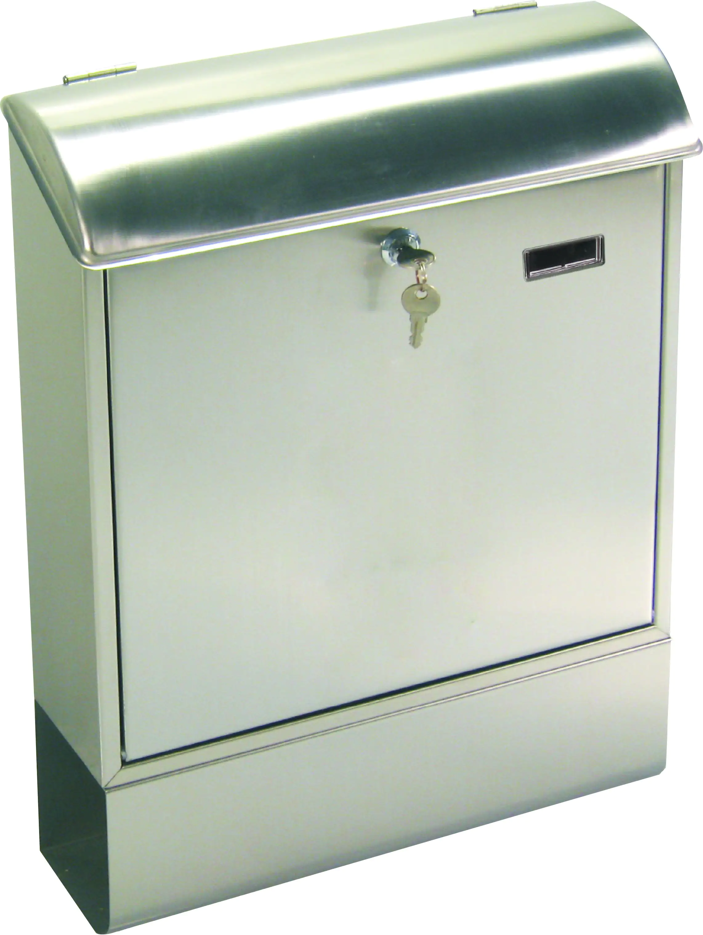 4333692047371 Primaster Edelstahl-Briefkasten Edelstahl 36 x 10 x 52 cm