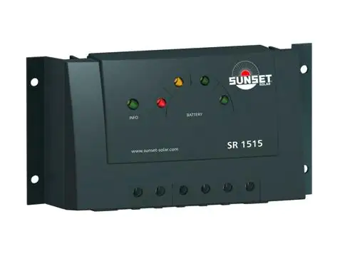 Sunset Laderegler SR 1515 15 A 12/24 Volt
