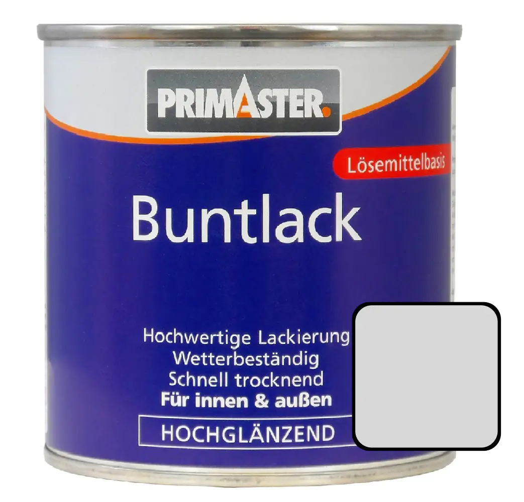 Primaster Buntlack RAL 7035 750 ml lichtgrau hochglänzend Primaster Buntlack RAL 7035 750 ml lichtgrau hochglänzend