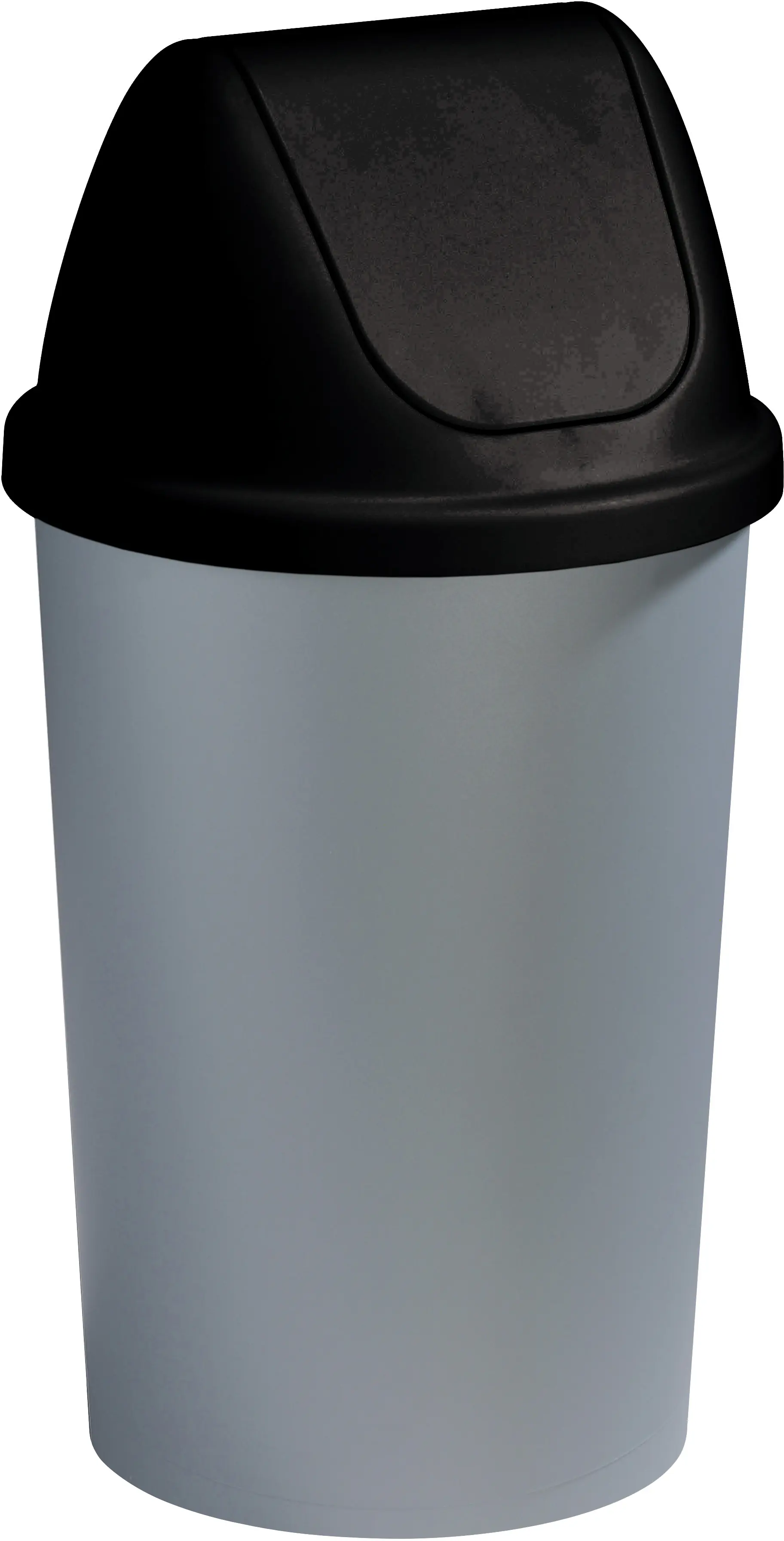 Sunware Schwingdeckeleimer Twinga 45 l, schwarz metallic