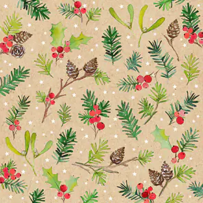 Braun & Company Servietten By Nature Nature 33 x 33 cm - 20er Pack