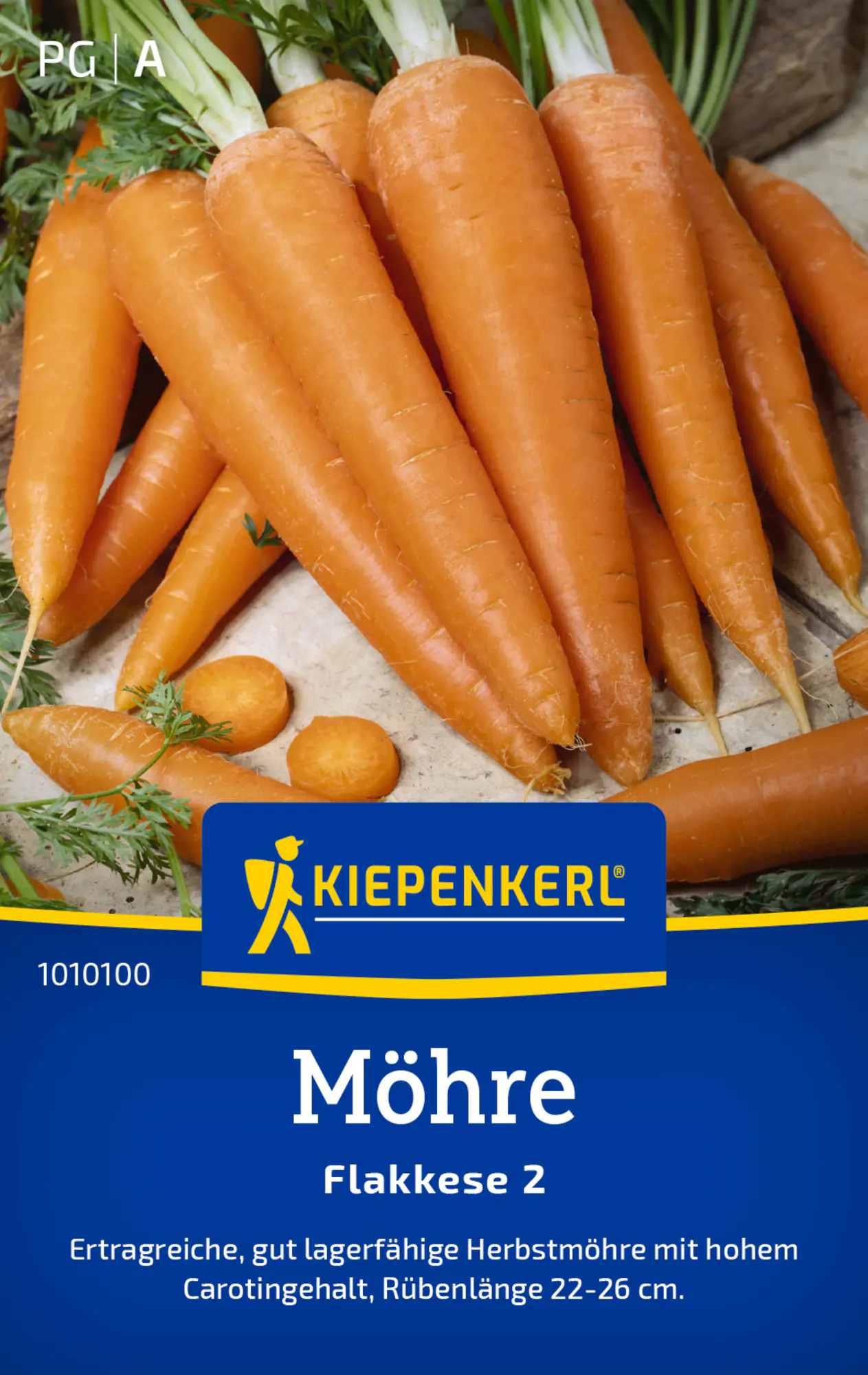 Kiepenkerl Saatgut Möhrensamen Flakkese 2 für bis zu 30 lfd. Meter
