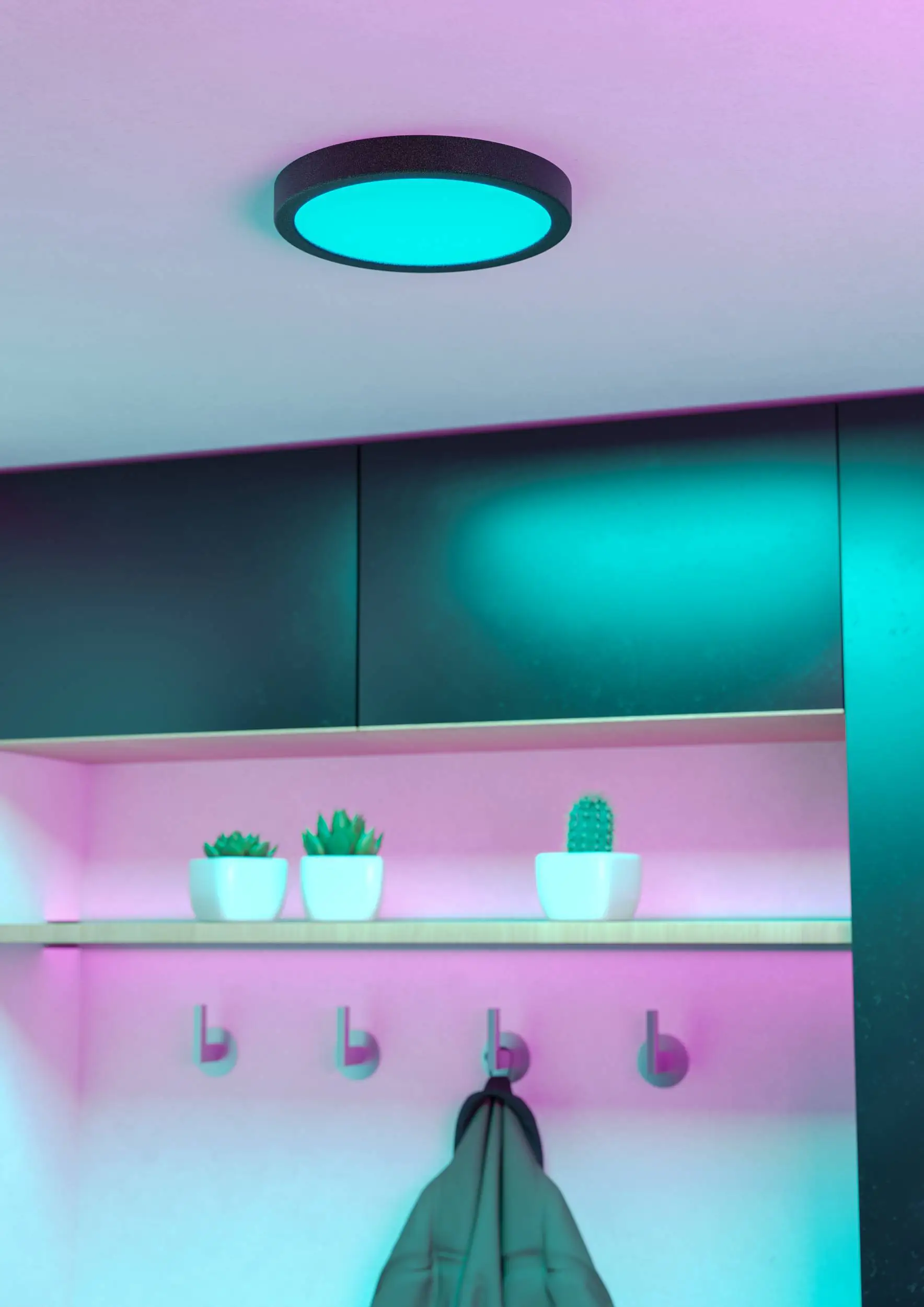 Eglo LED Deckenleuchte Fueva 6-Z schwarz Ø 21 x 3 cm RGB dimmbar Eglo LED Deckenleuchte Fueva 6-Z schwarz Ø 21 x 3 cm RGB dimmbar