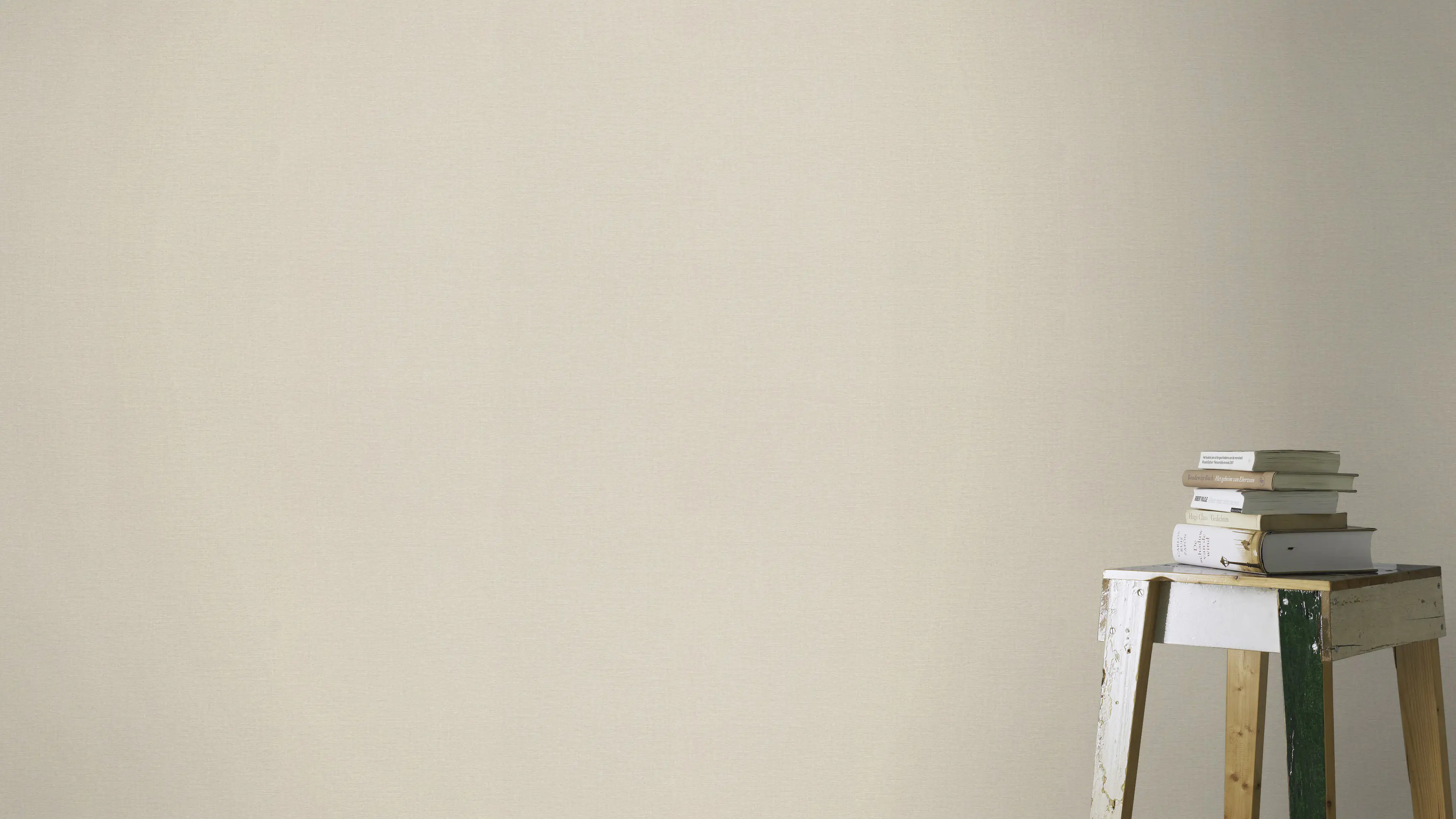 Rasch Vliestapete 555851 Beige-Leinen Uni 10,05 m x 0,53 m