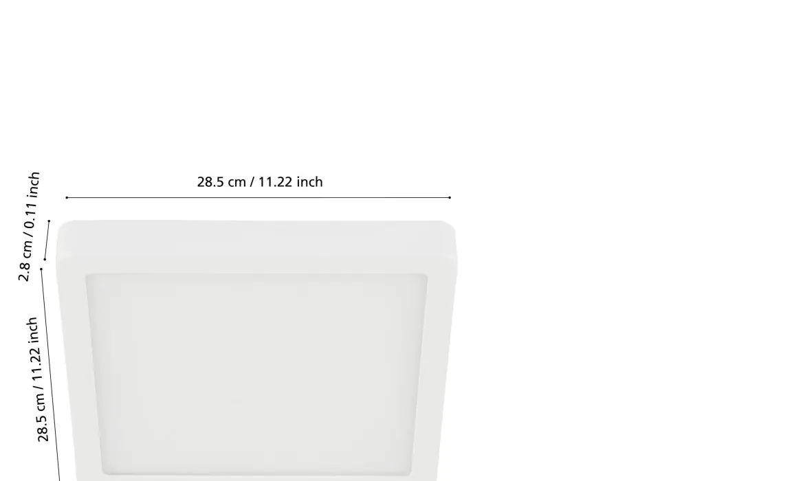 Eglo Connect LED Aufbauleuchte Fueva-Z weiß 28,5 x 28,5 cm Smart Home Eglo Connect LED Aufbauleuchte Fueva-Z weiß 28,5 x 28,5 cm Smart Home