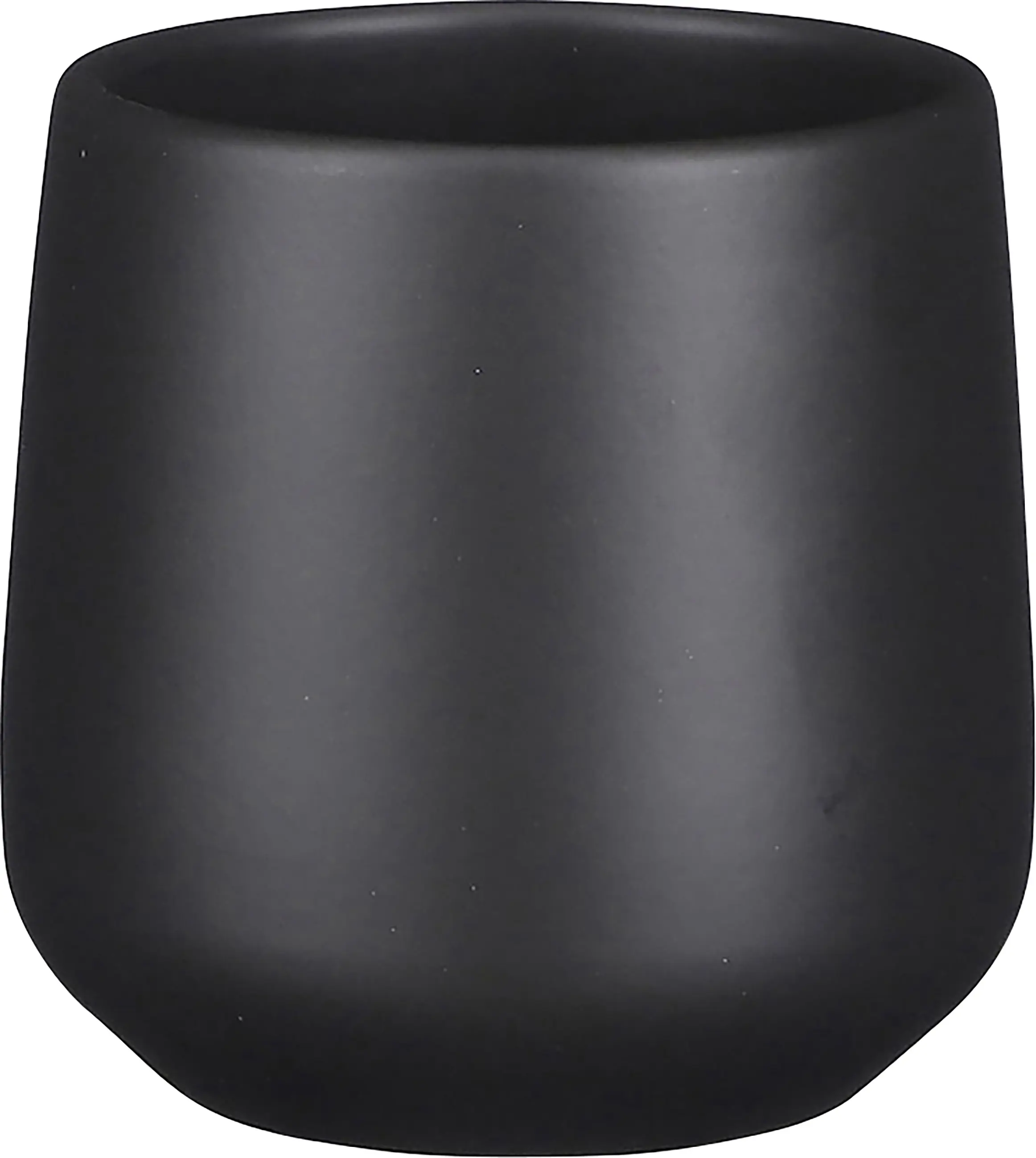 Mica Decorations Übertopf Keramik Amber dunkelgrau matt Ø 8 x 7 cm