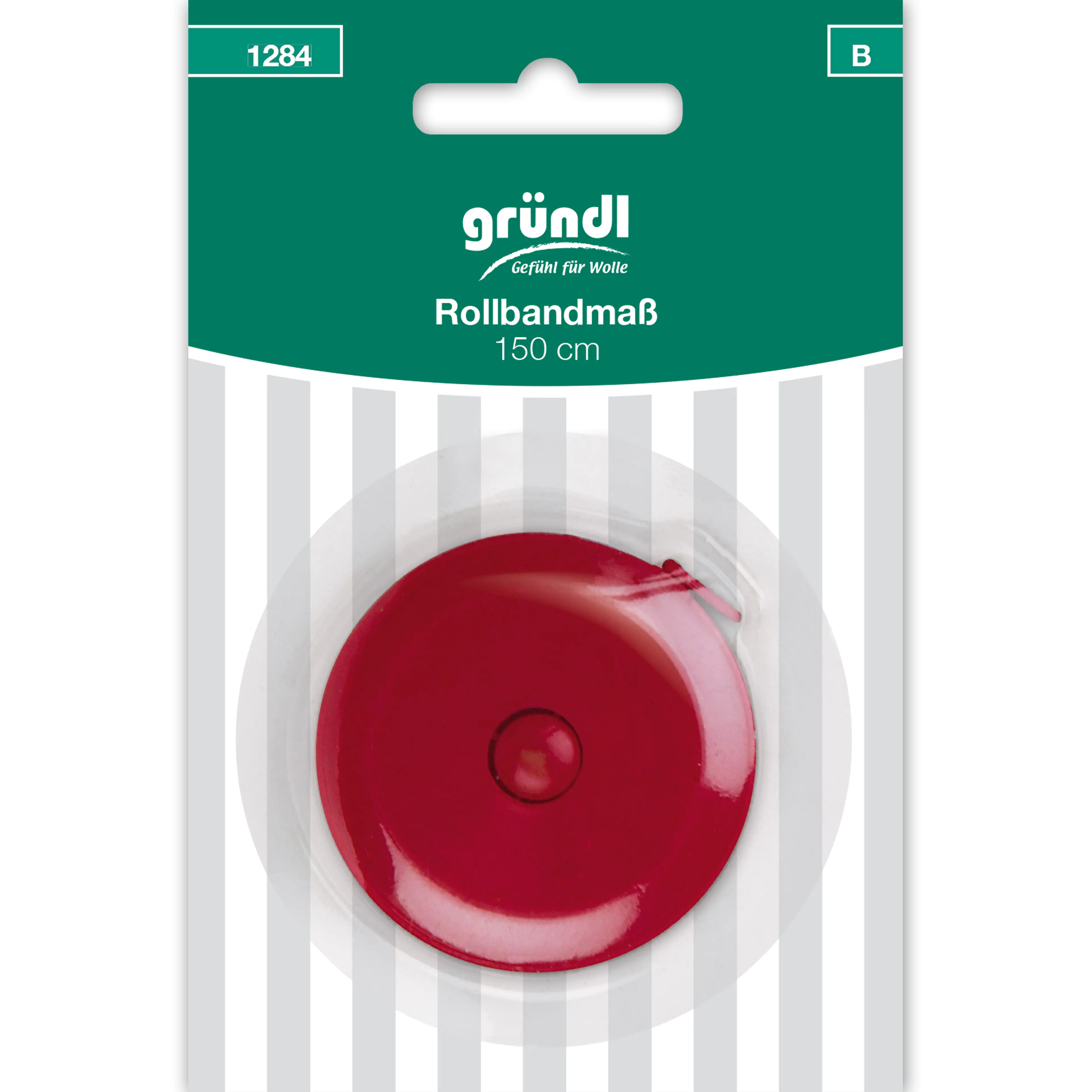 Gründl Roll-Maßband 150 cm rot