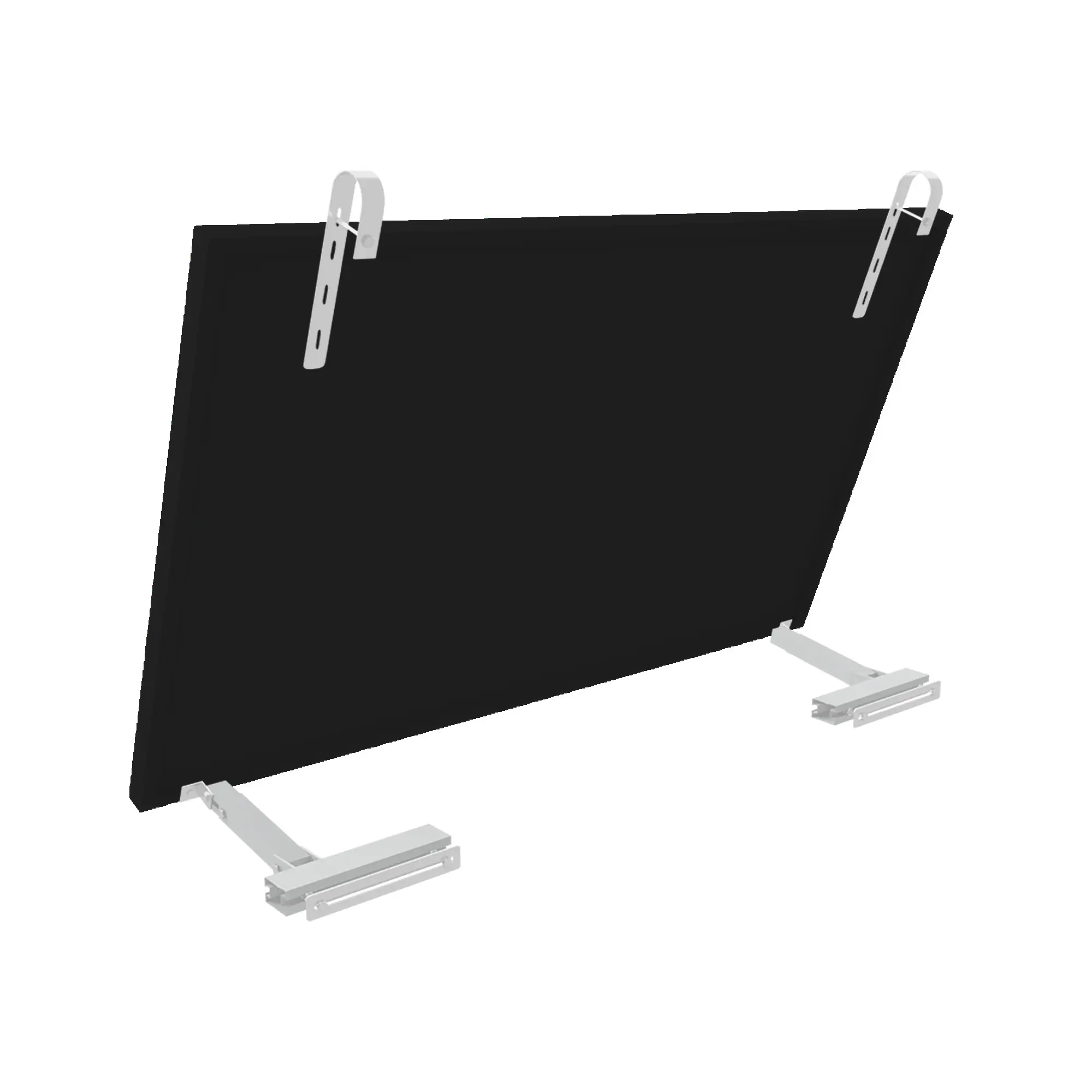 Vale Solarmodul-Halterung für rundes Geländer (2 Panele)