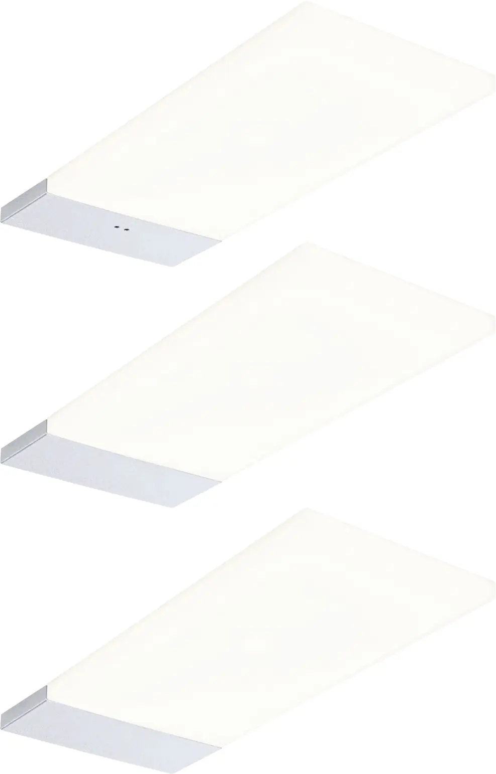 Paulmann LED Unterbauleuchte Bredo silber warmweiß 3er Set