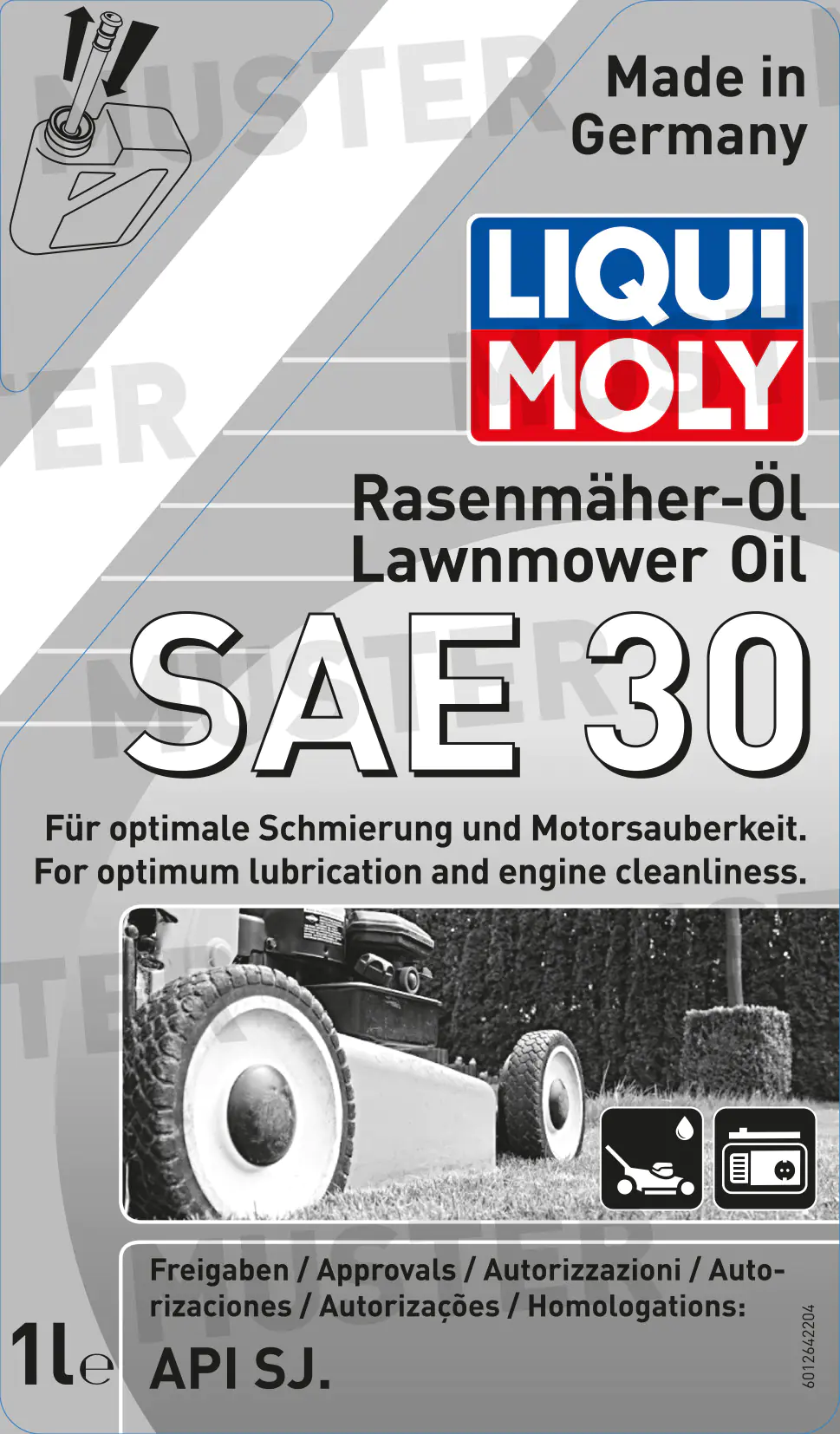 Liqui Moly Rasenmäher-Öl SAE 30 1 L Liqui Moly Rasenmäher-Öl SAE 30 1 L