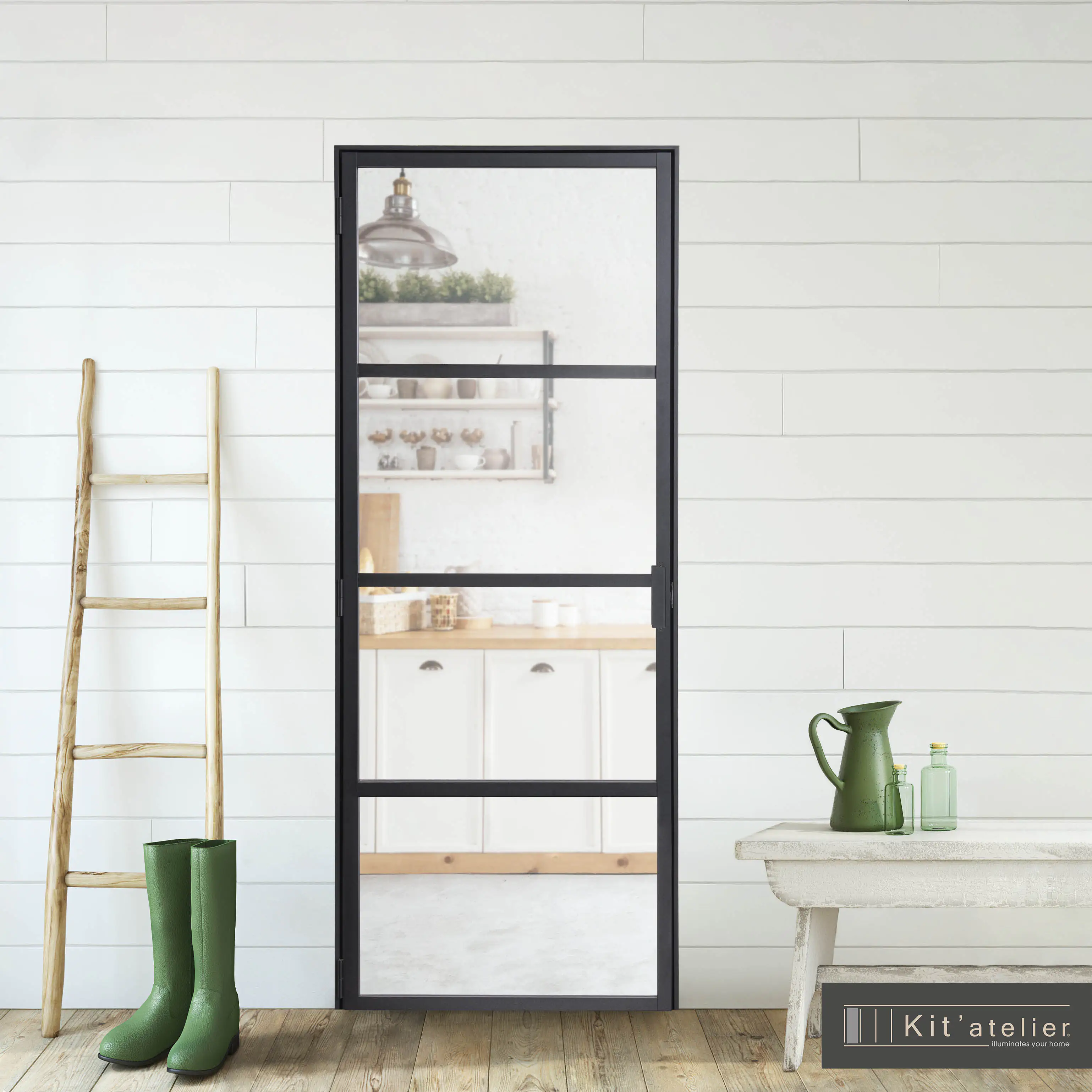 Glastür Loft 88 x 200,5 cm DIN links (Türmaß 83x197,2 cm) Glastür Loft 88 x 200,5 cm DIN links (Türmaß 83x197,2 cm)