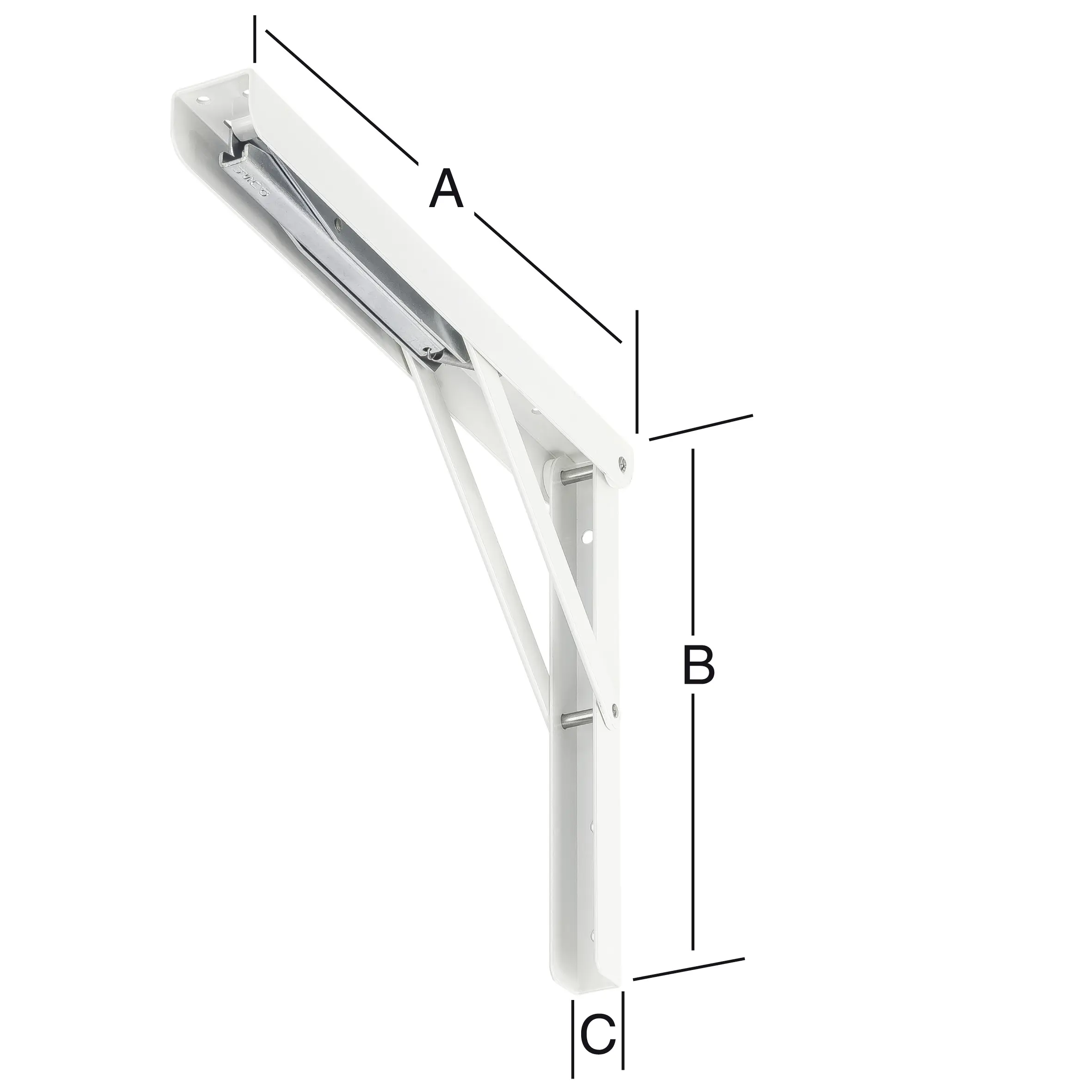 Vormann Multiline Klappträger weiß 40 x 27 cm