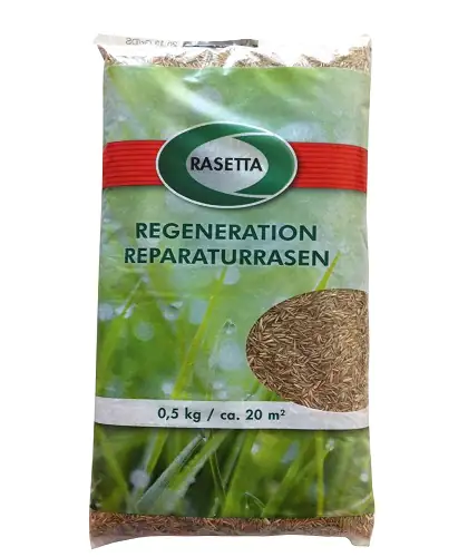 Rasetta Rasensaatgut Reparaturrasen 500 g, für ca. 20 m² Rasetta Rasensaatgut Reparaturrasen 500 g, für ca. 20 m²