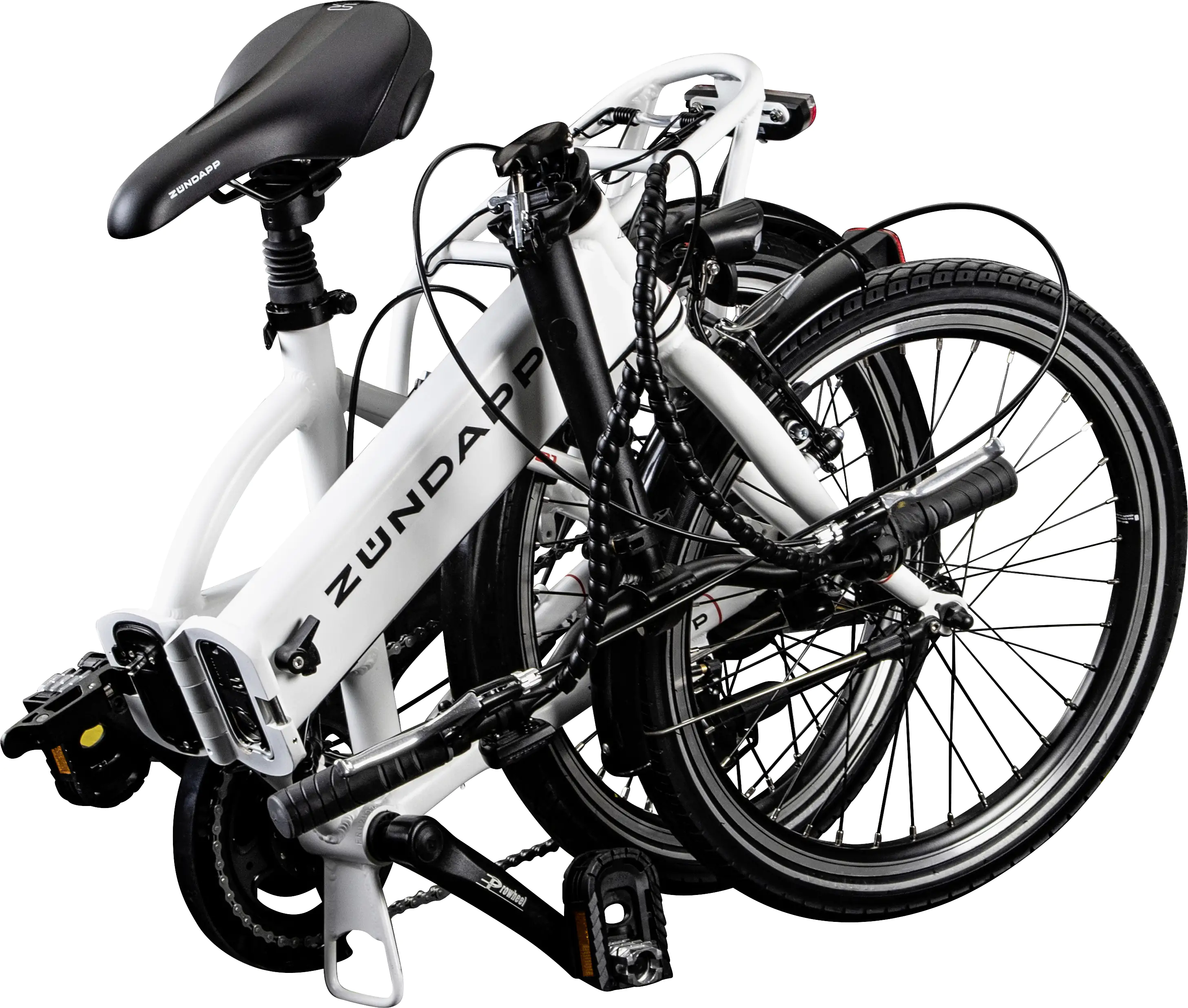Zündapp E-Bike Faltrad Z101 20 Zoll RH 37cm 6-Gang 270 Wh weiß